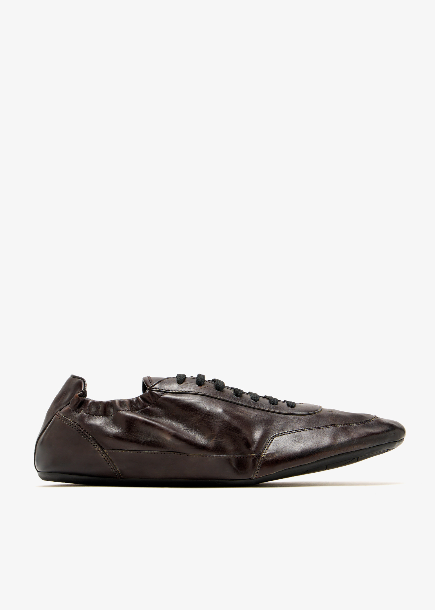 

Collapse leather sneakers, Brown