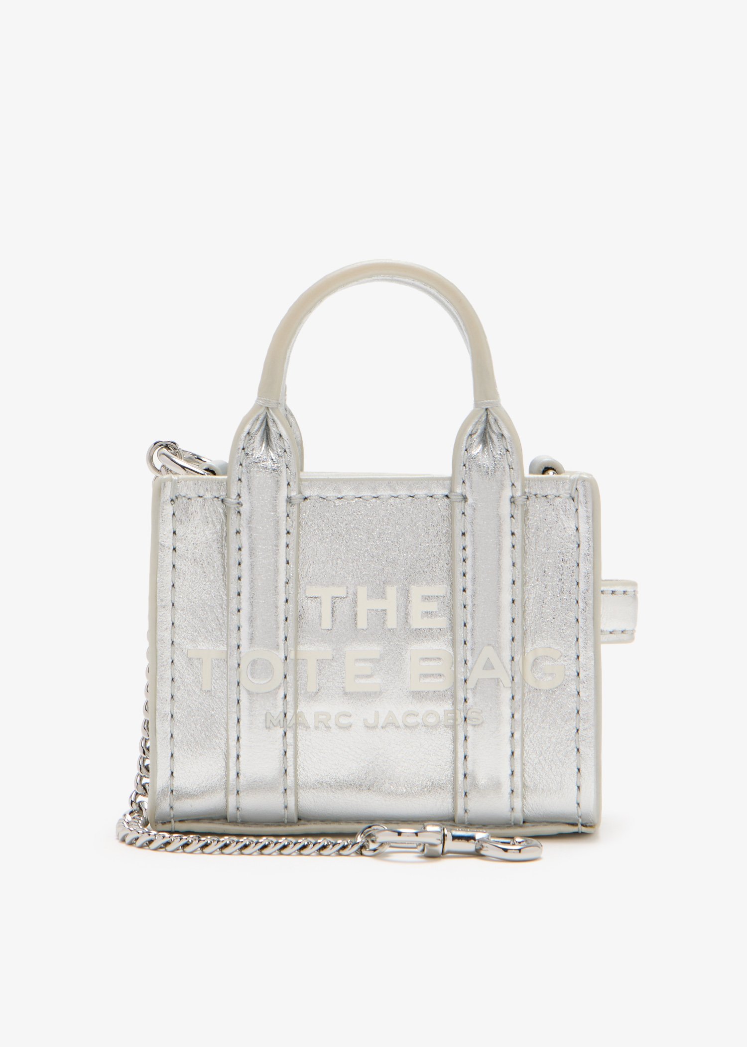 

The Nano tote bag charm, Silver