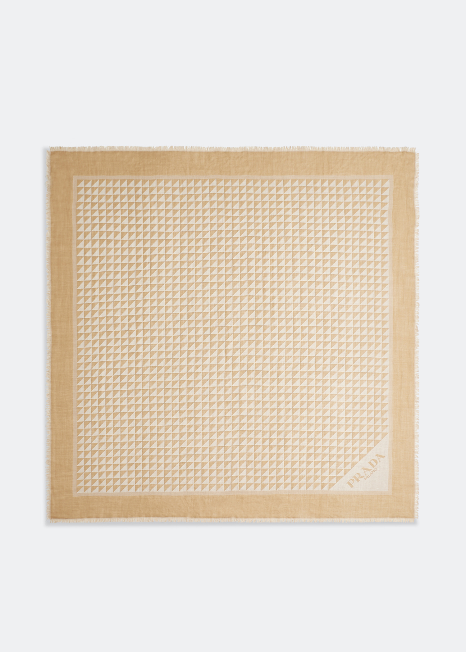 

Wool and silk scarf, Beige
