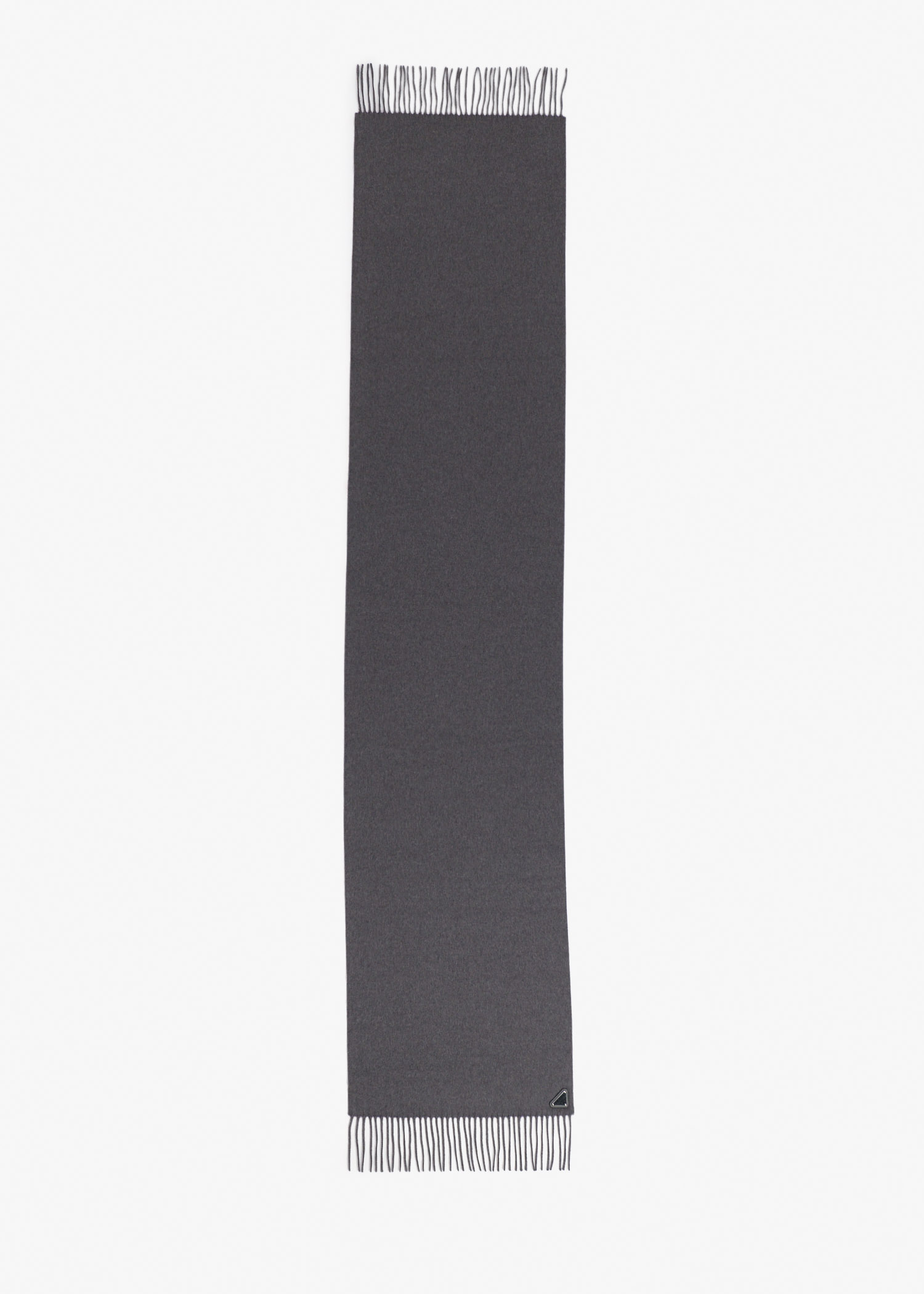 

Silk and cashmere scarf, Grey