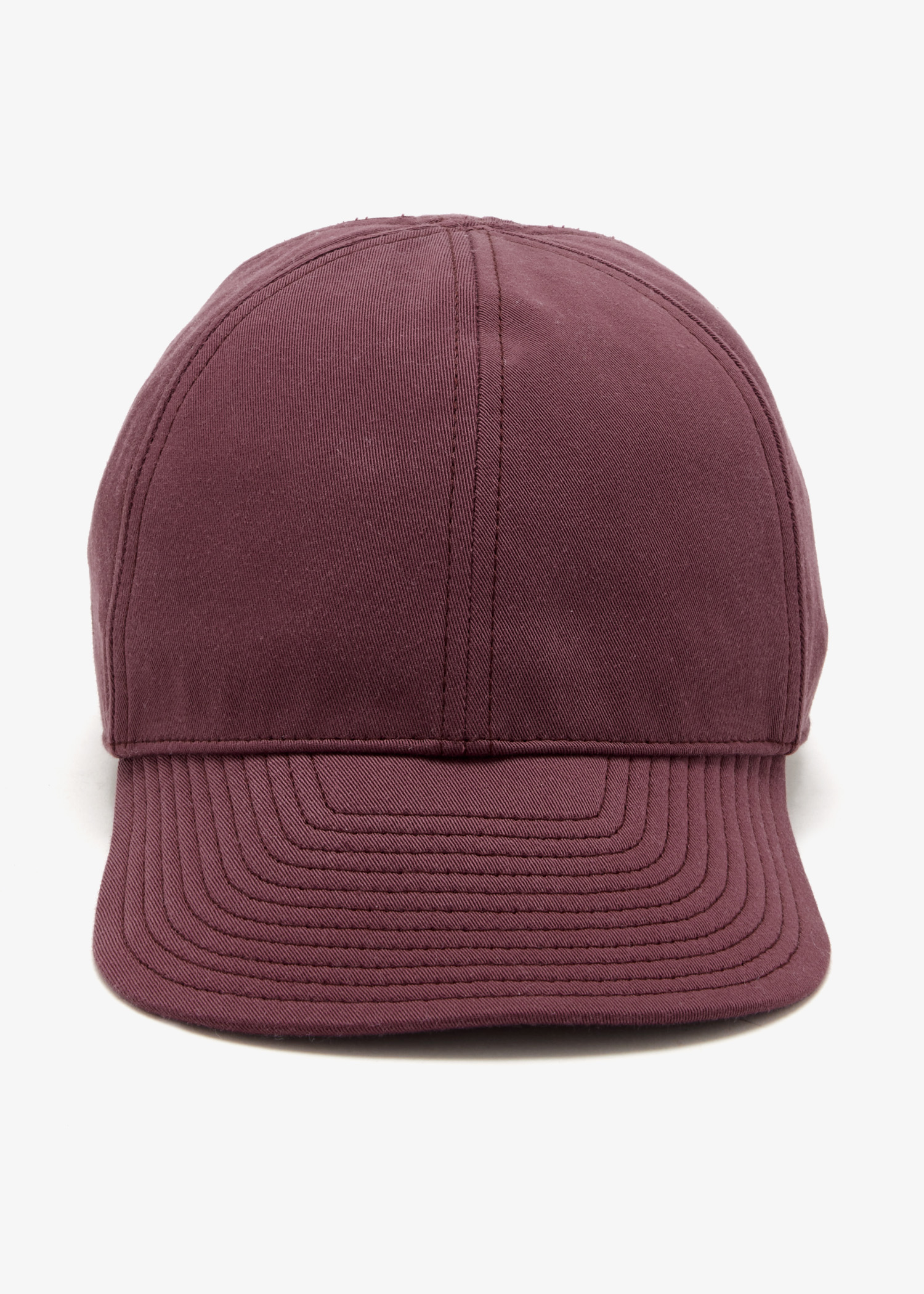 

Cotton baseball cap, Burgundy
