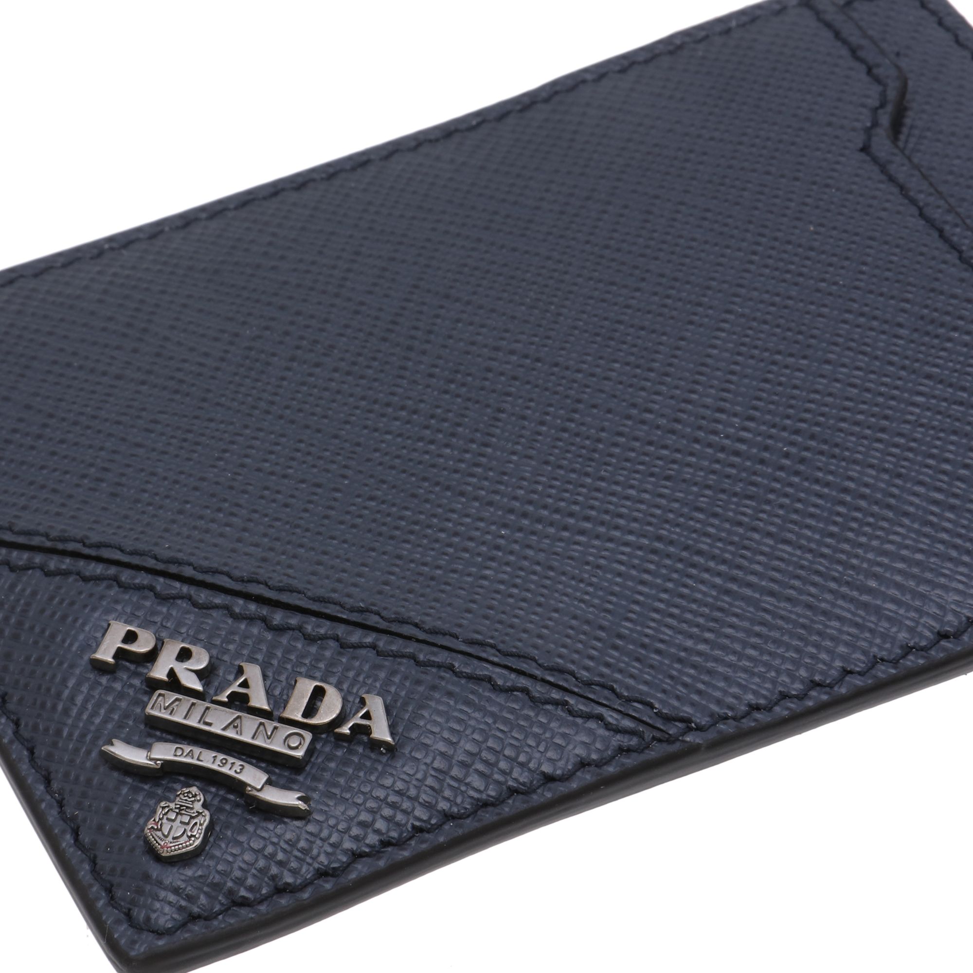 

Leather badge holder, Blue