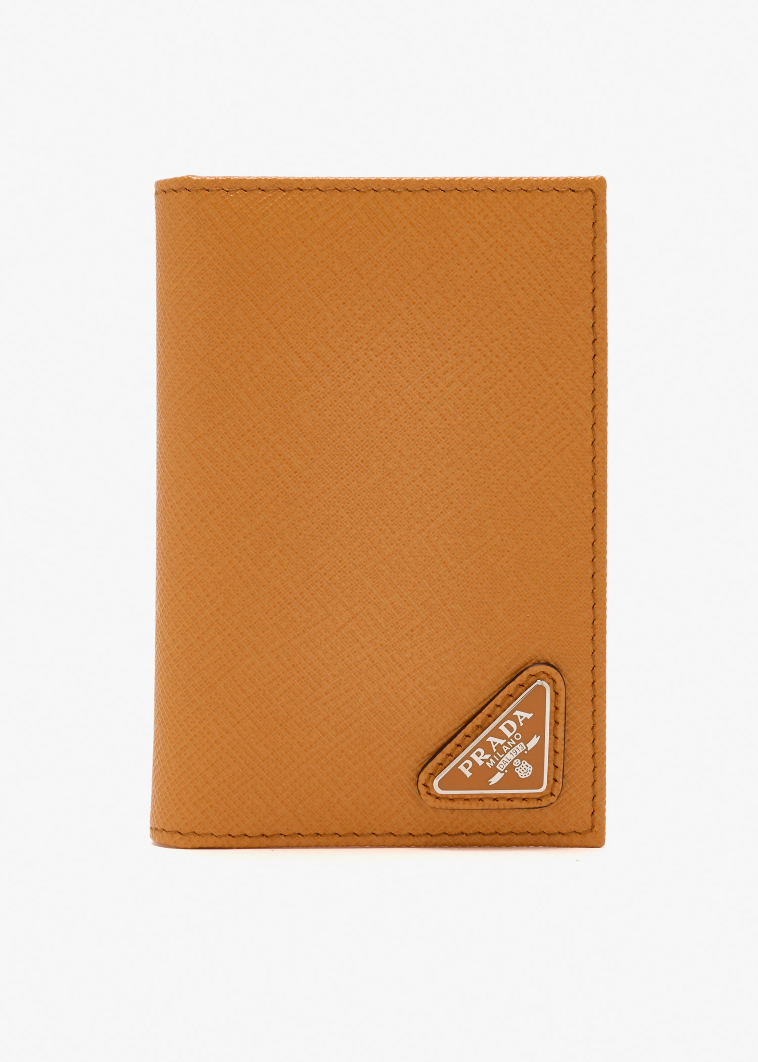 

Saffiano leather card holder, Orange