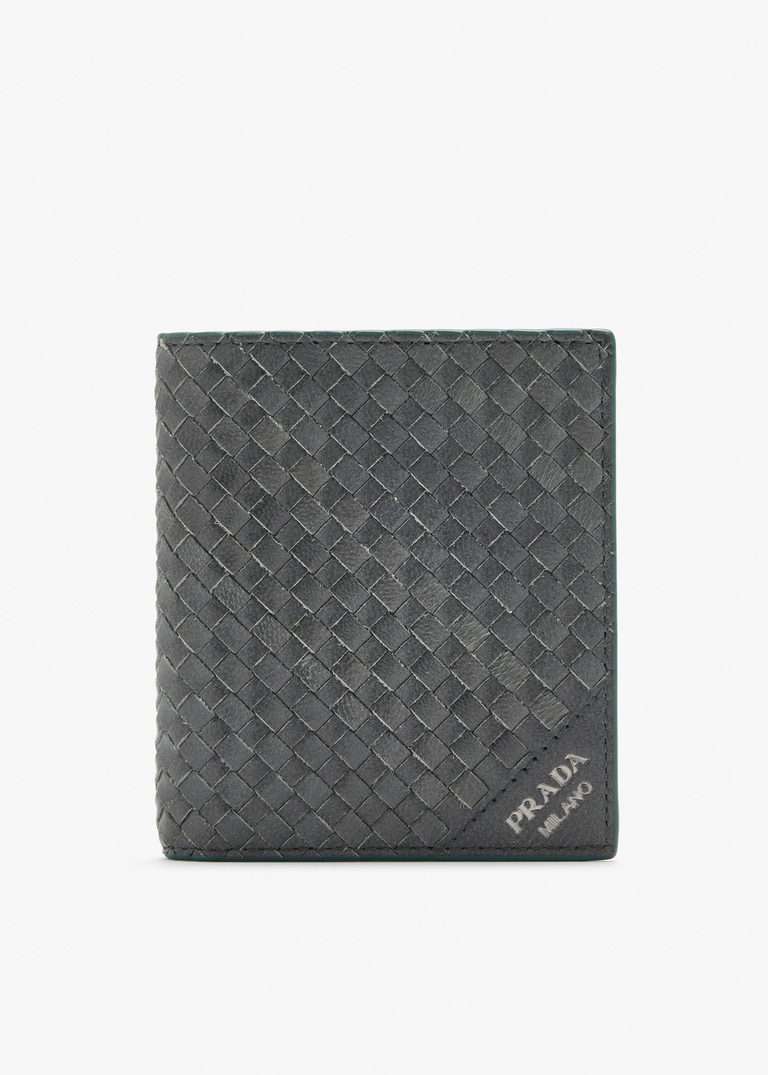 

Leather wallet, Grey