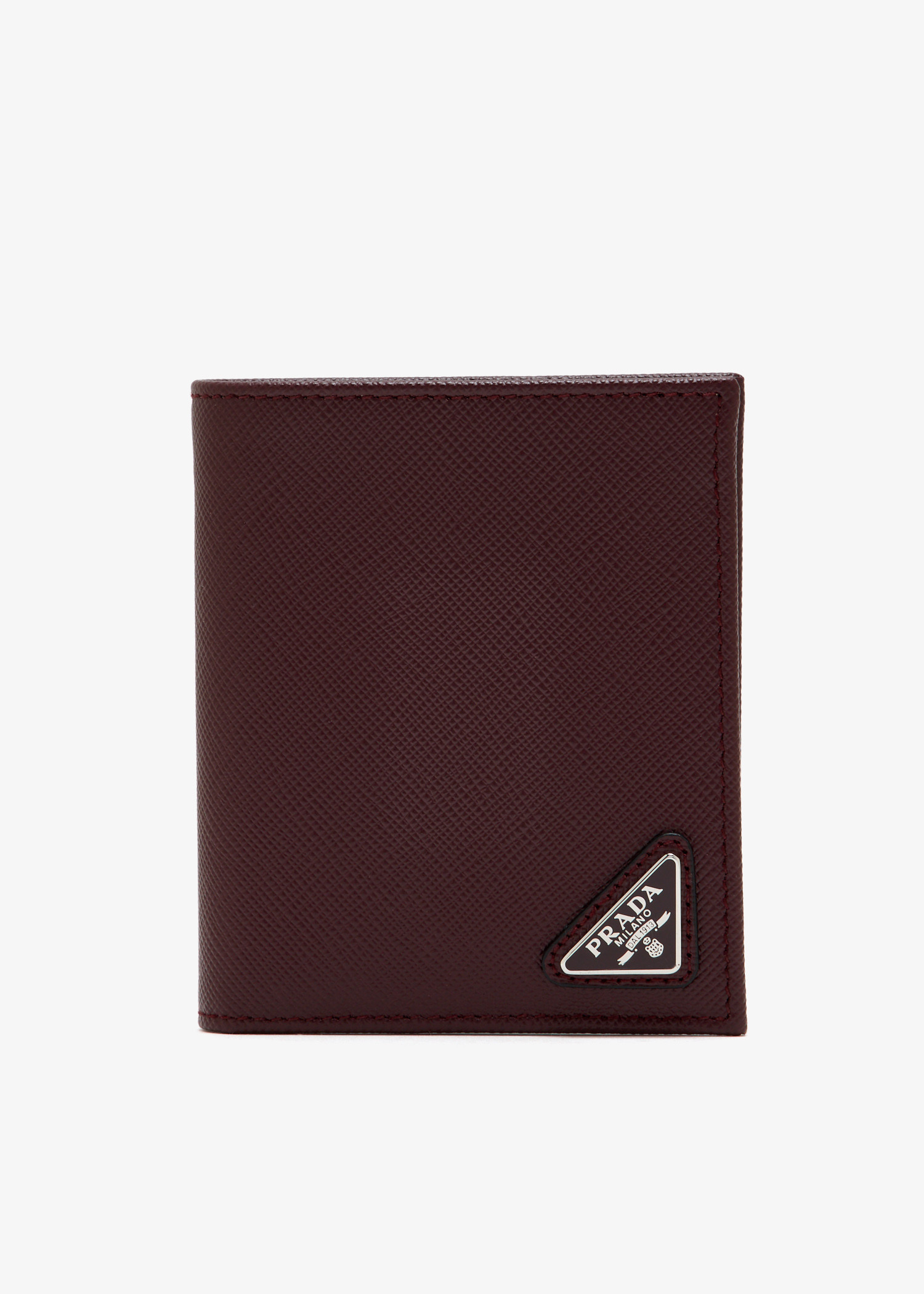 

Saffiano leather wallet, Burgundy