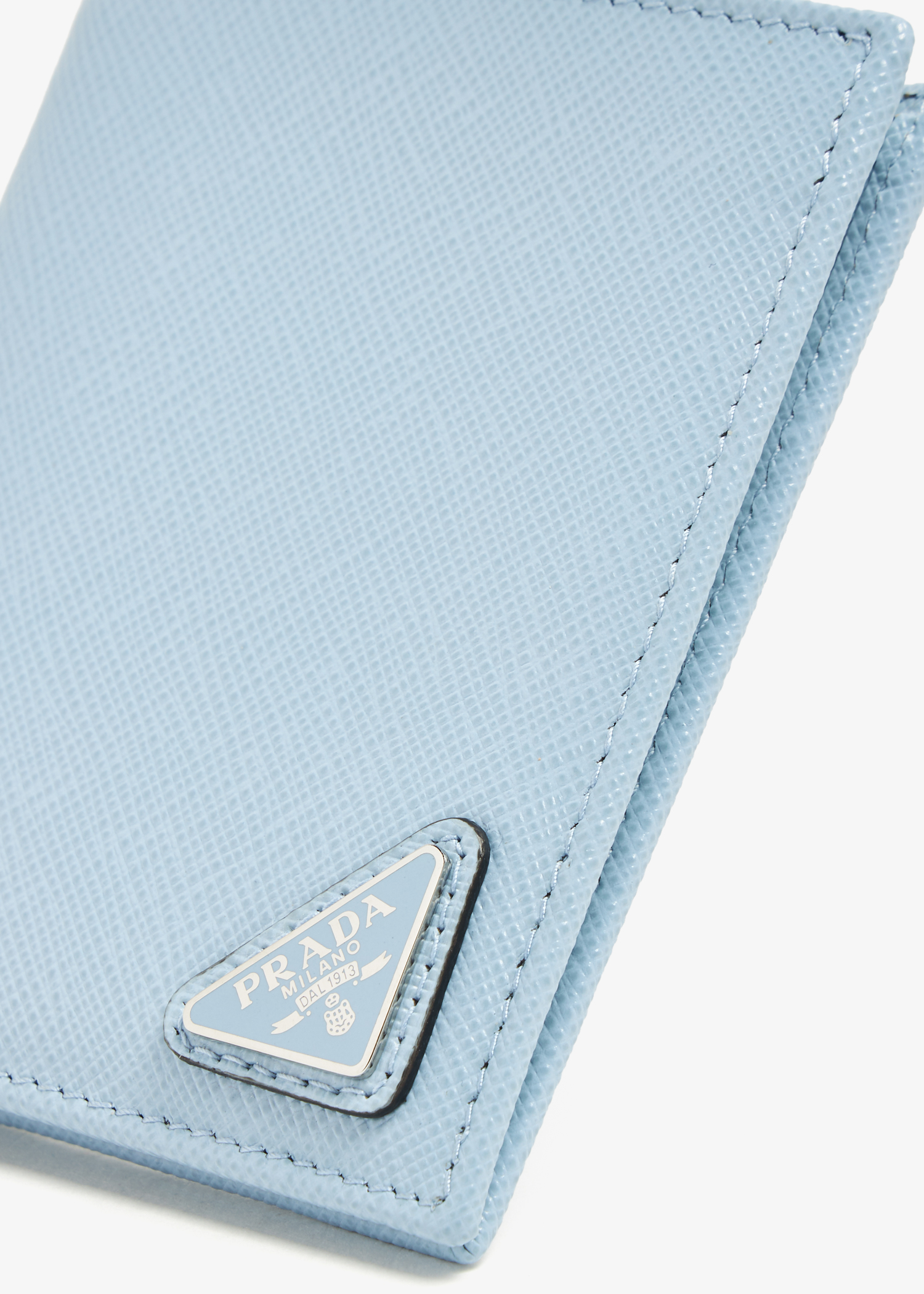 

Saffiano leather wallet, Blue