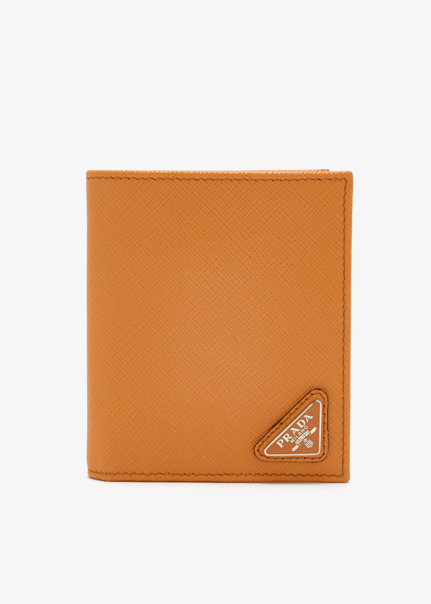 

Saffiano leather wallet, Orange