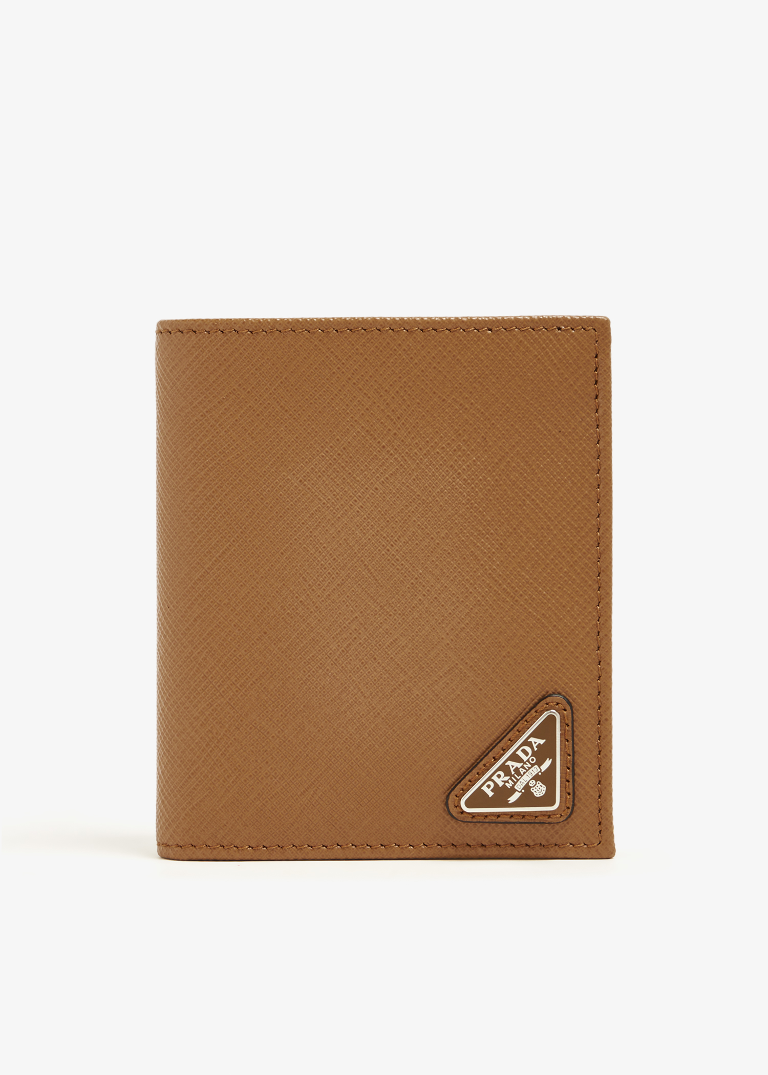 

Saffiano leather wallet, Brown