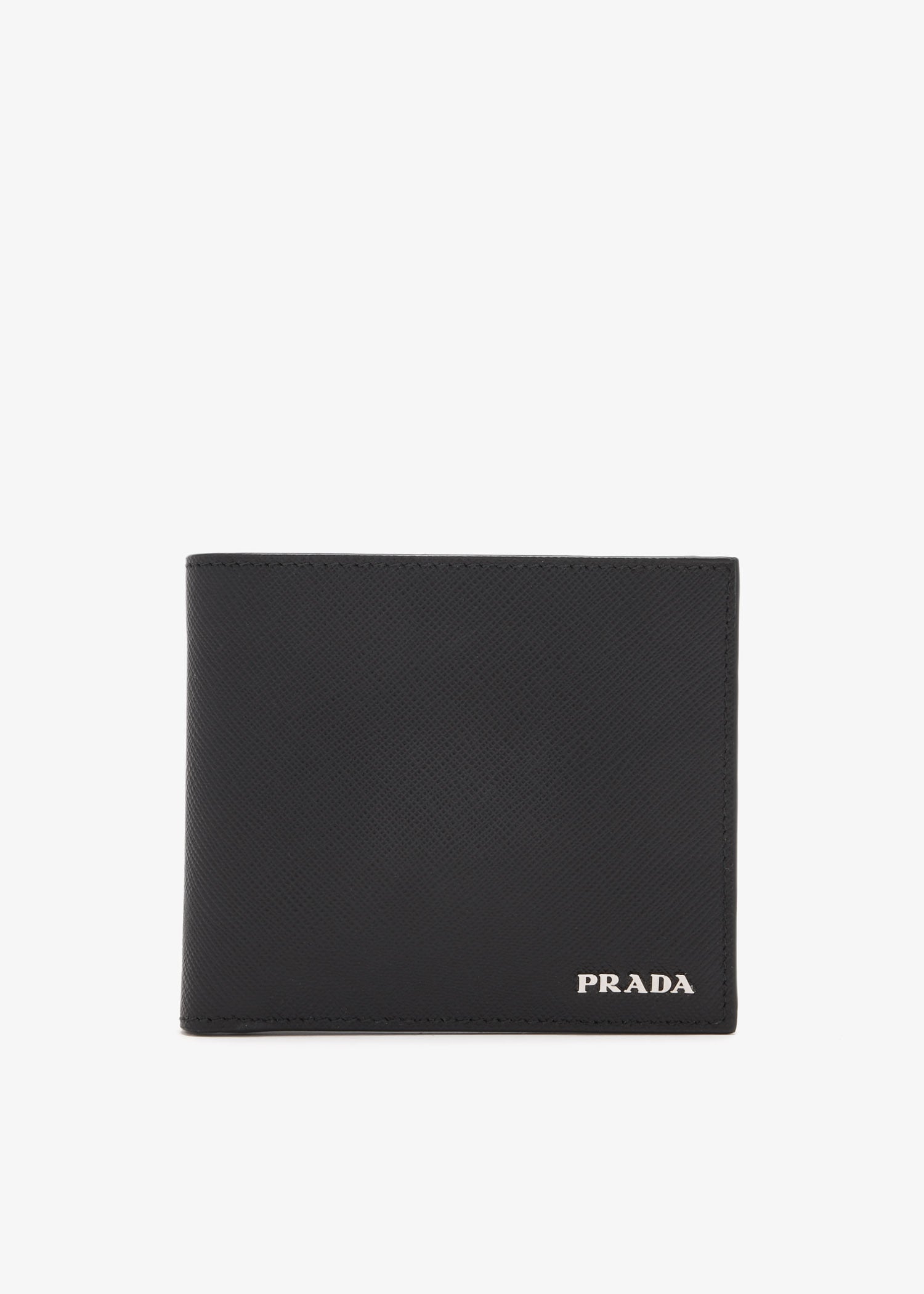 

Saffiano leather wallet, Black