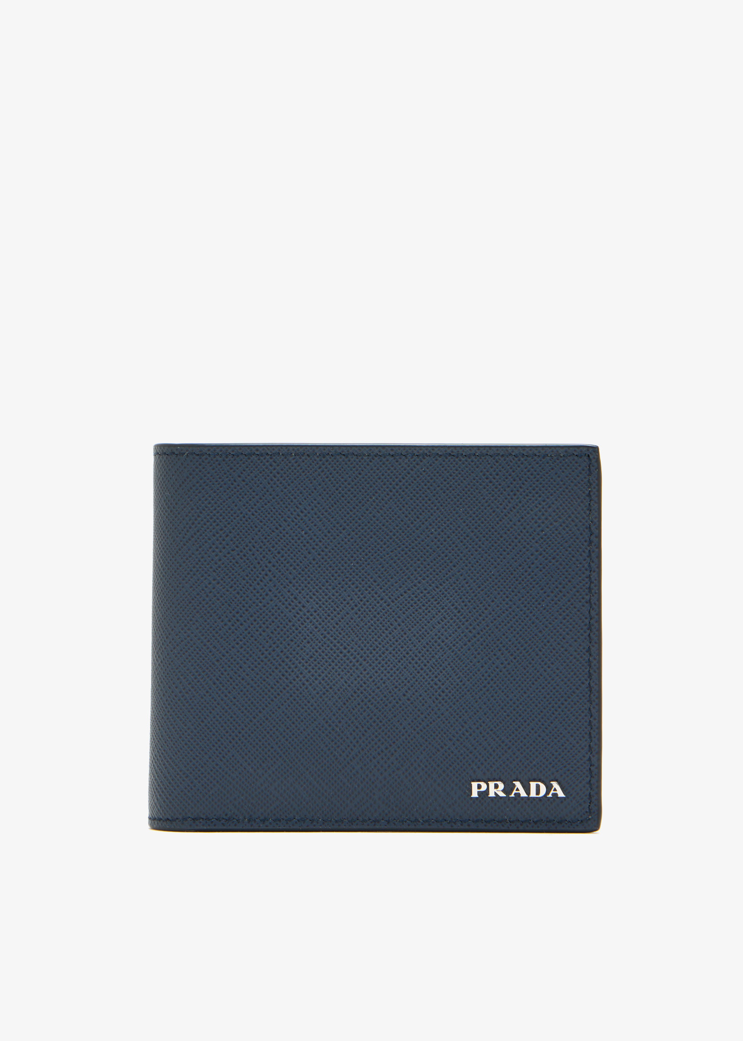 

Saffiano leather wallet, Blue