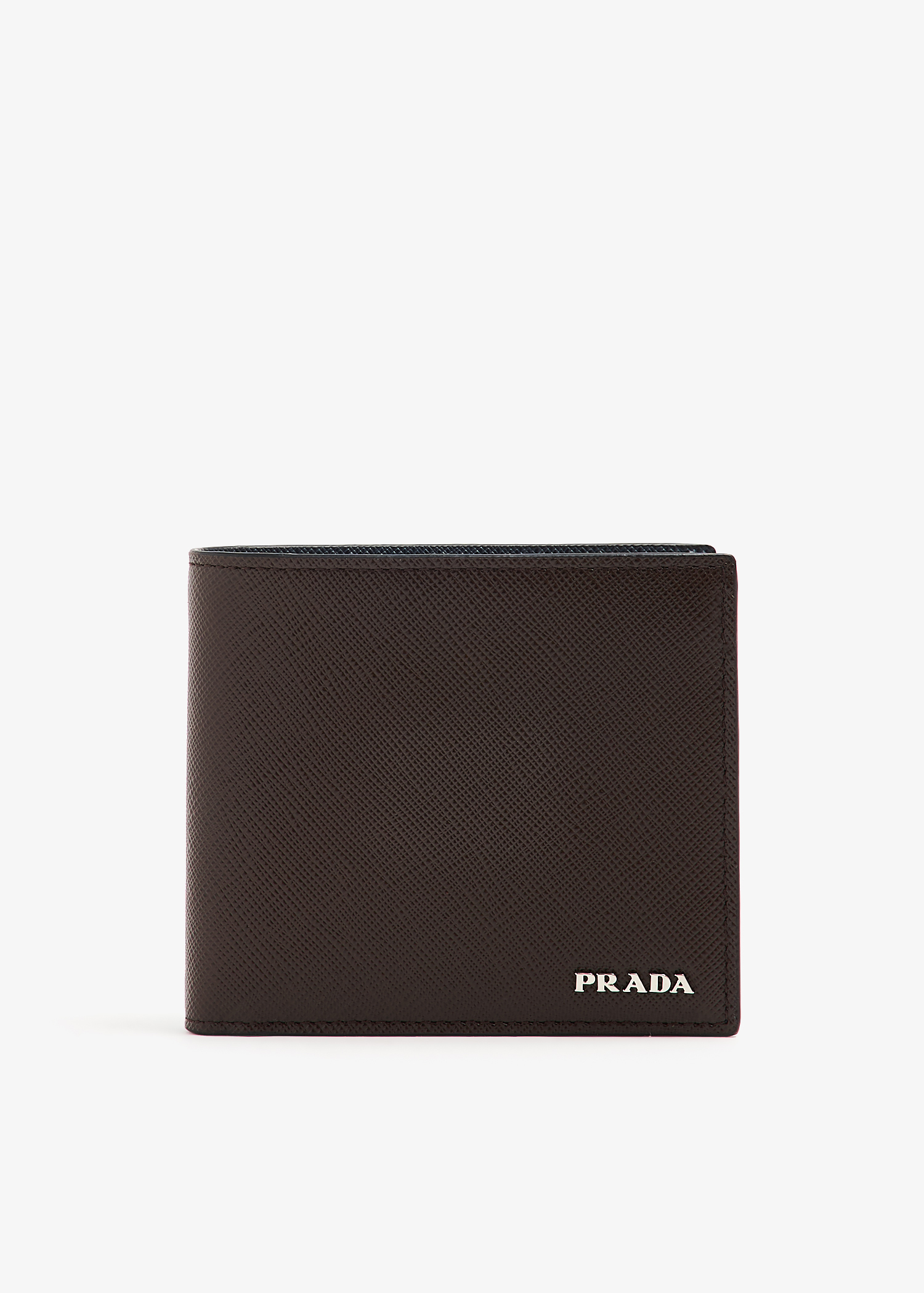

Saffiano leather wallet, Brown