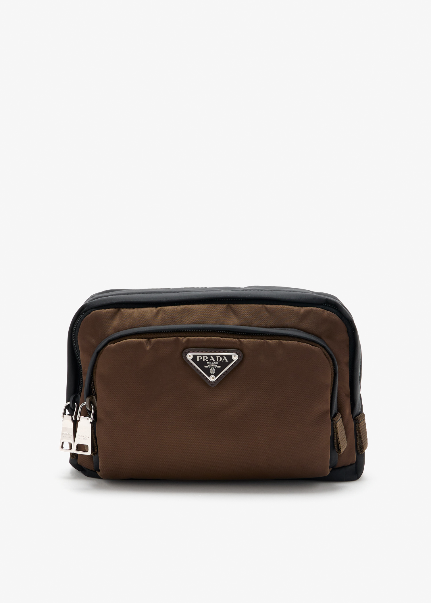 

Re-Nylon pouch, Brown