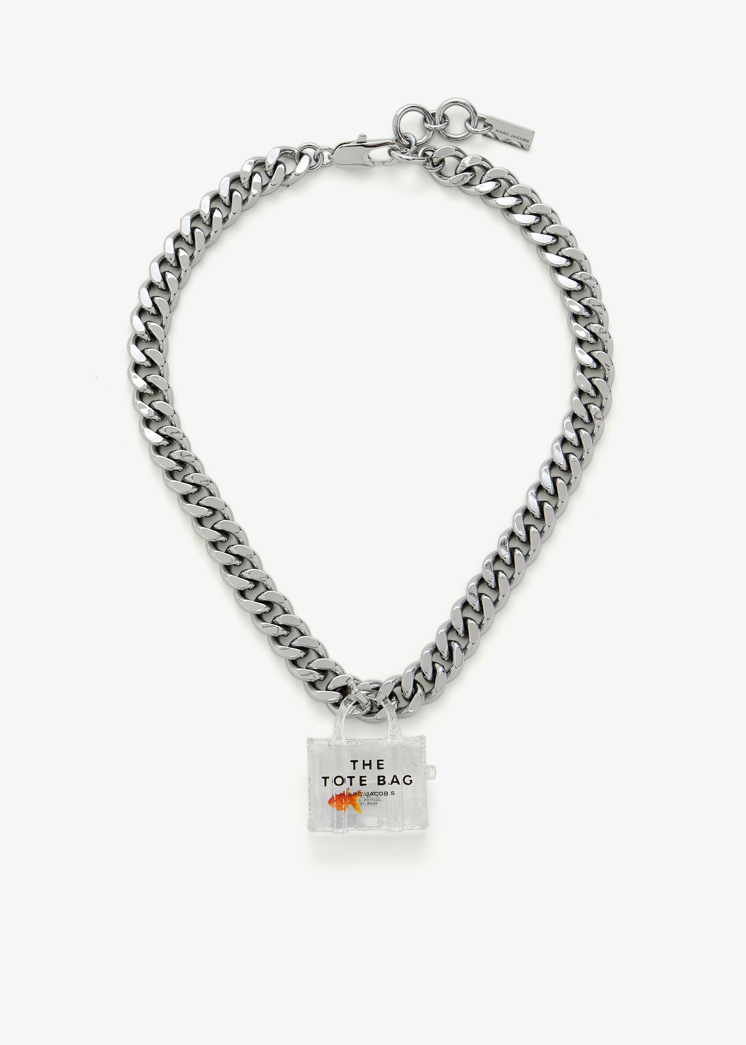 

The Pisces tote bag necklace, Silver