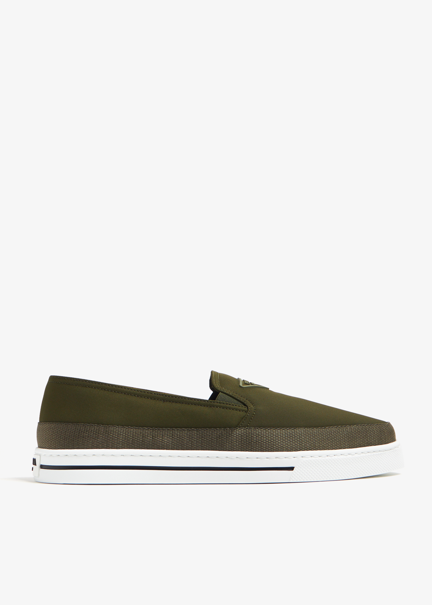 

Nylon slip-on sneakers, Green