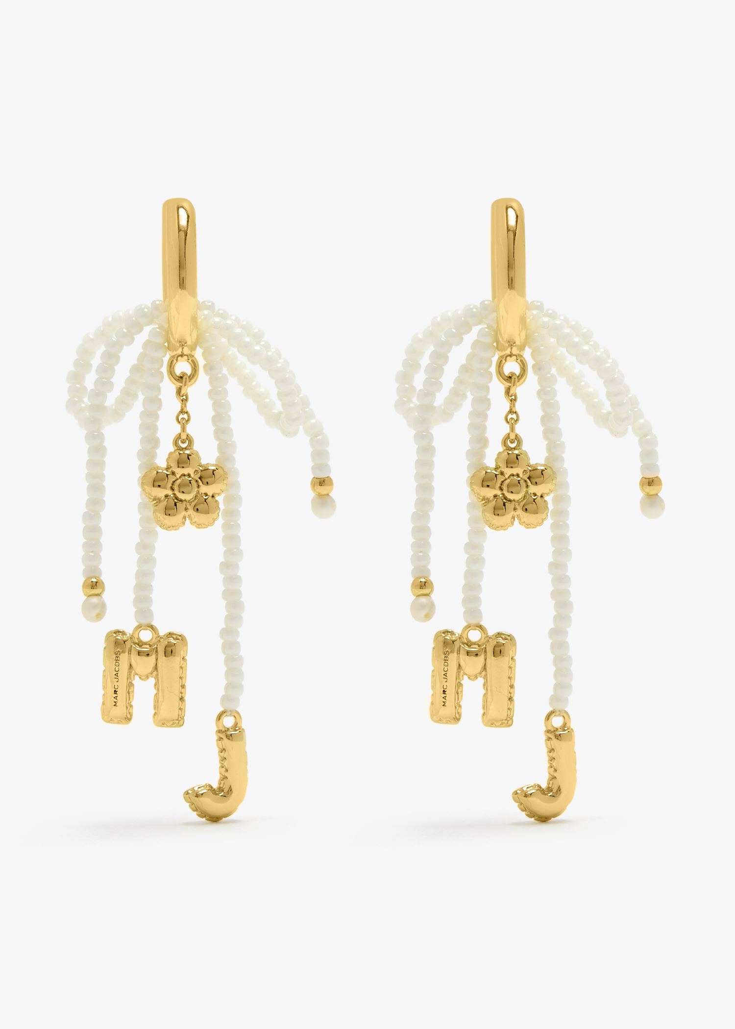 

The Beaded MJ Balloon earrings, Gold
