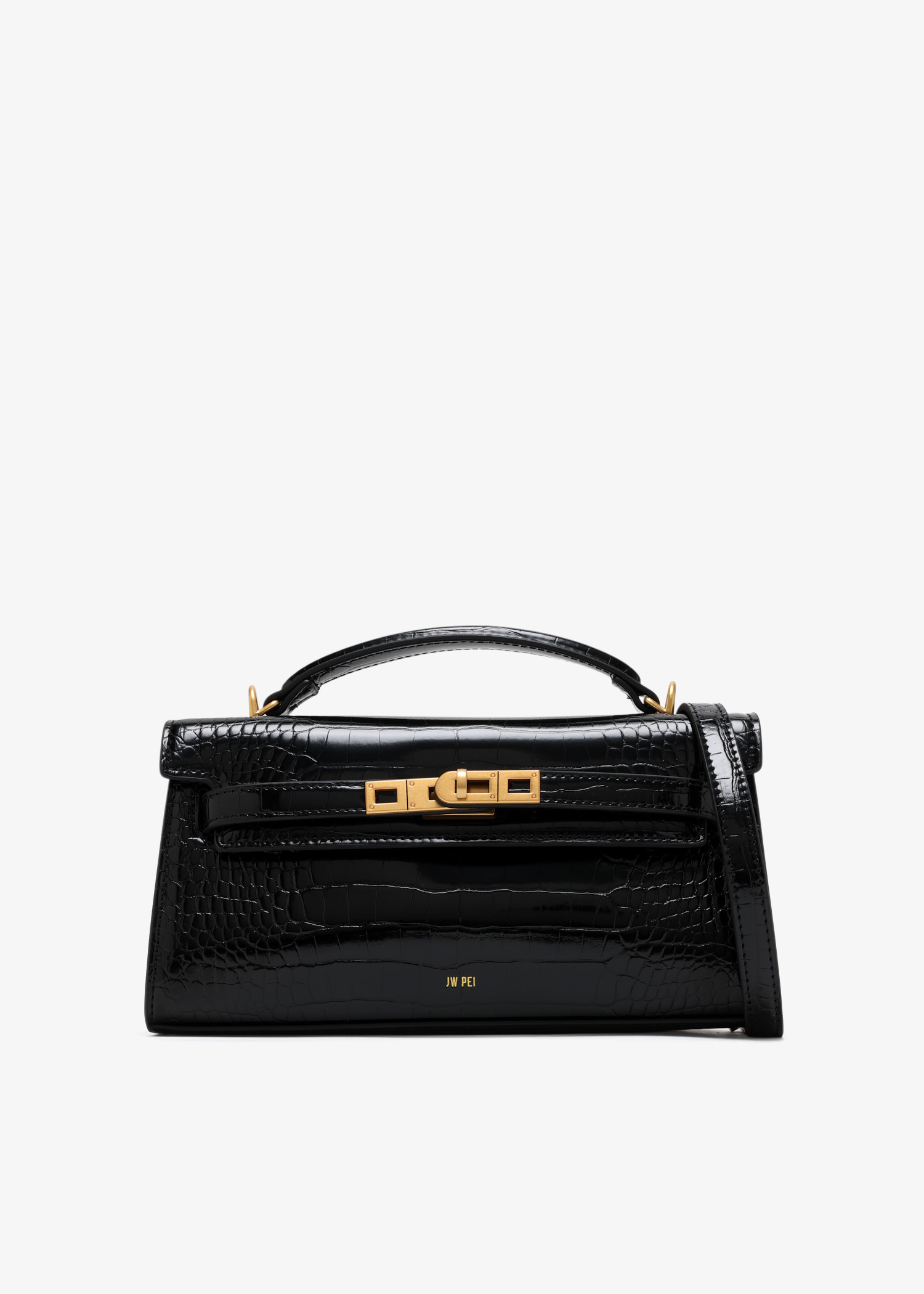 

Noor top handle bag, Black