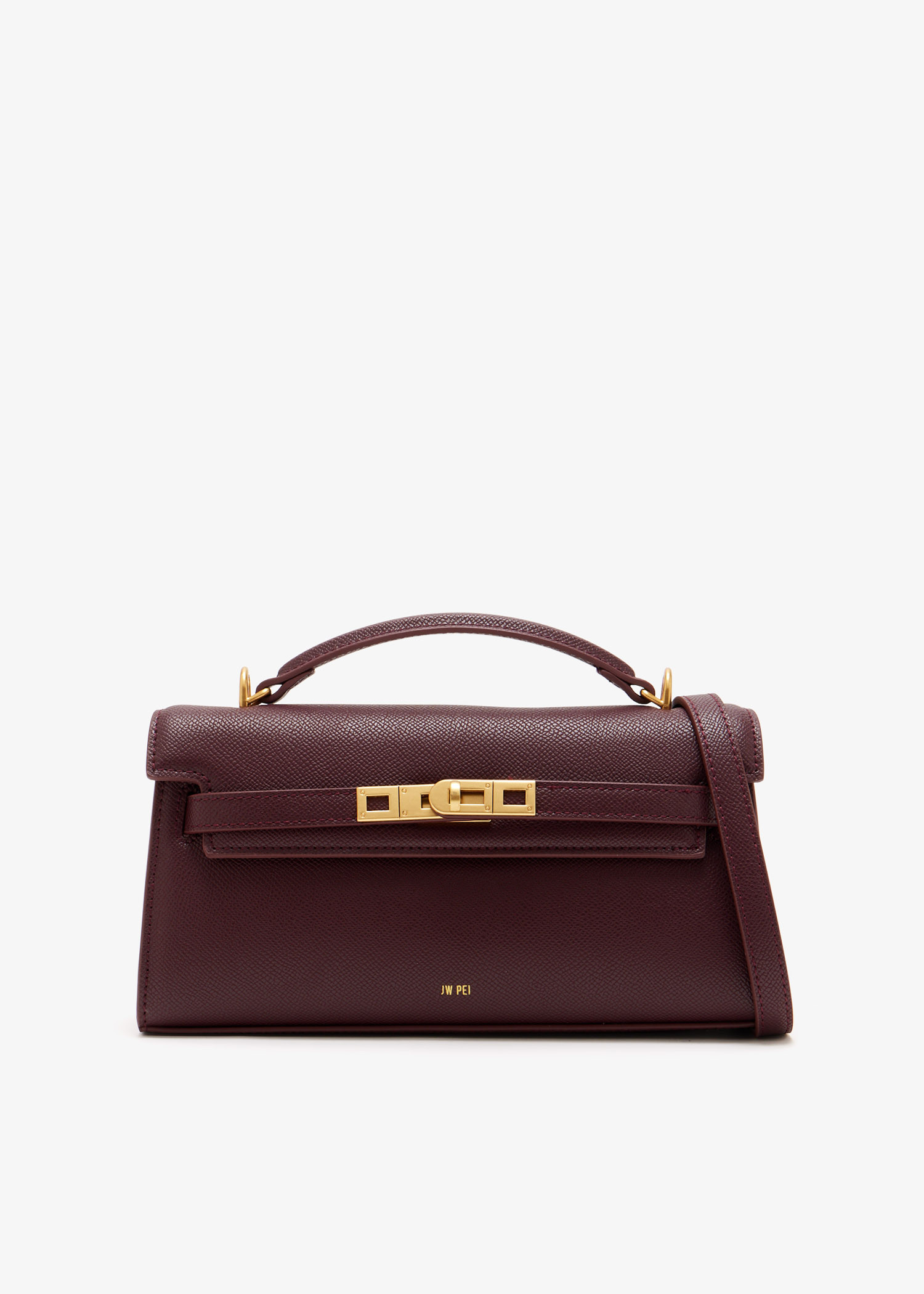 

Noor top handle bag, Burgundy