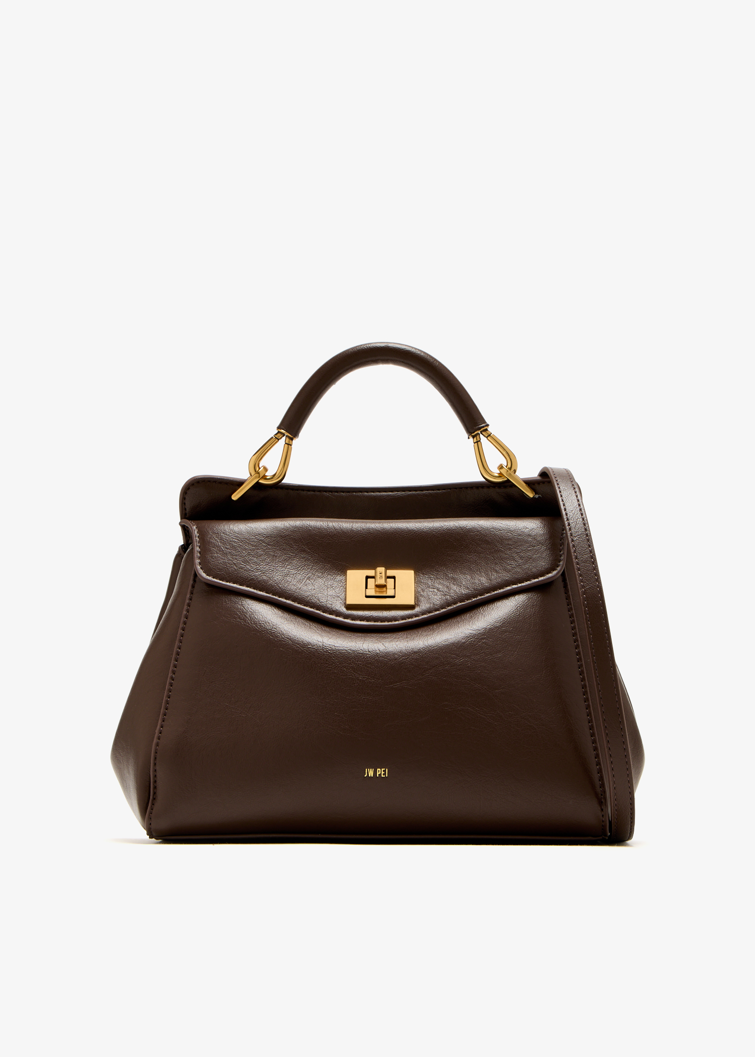 

Lucia classic top handle bag, Brown