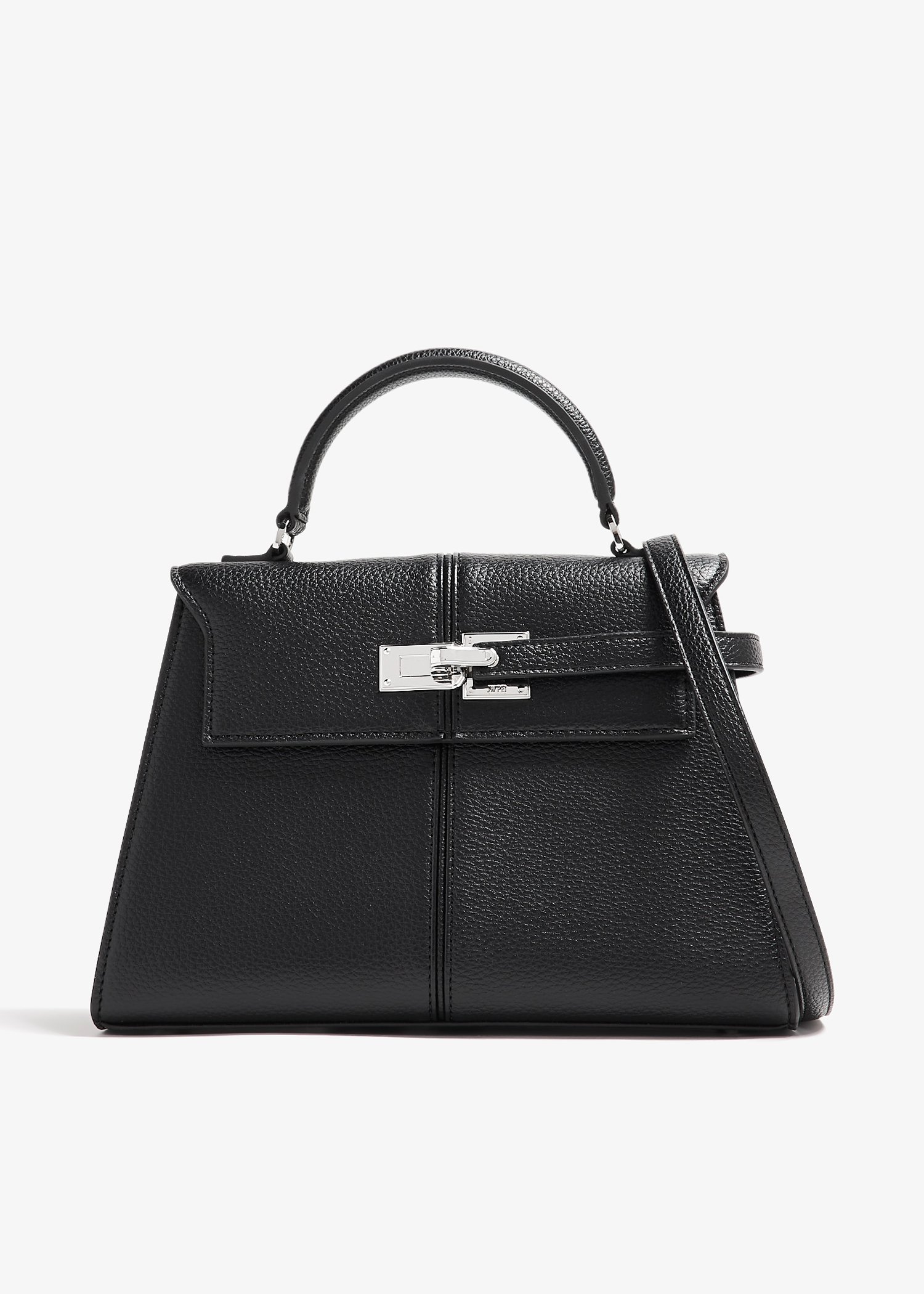 

Elise large top-handle bag, Black