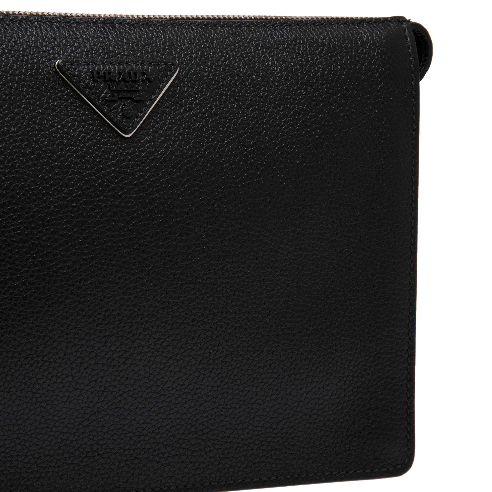 

Leather pouch, Black