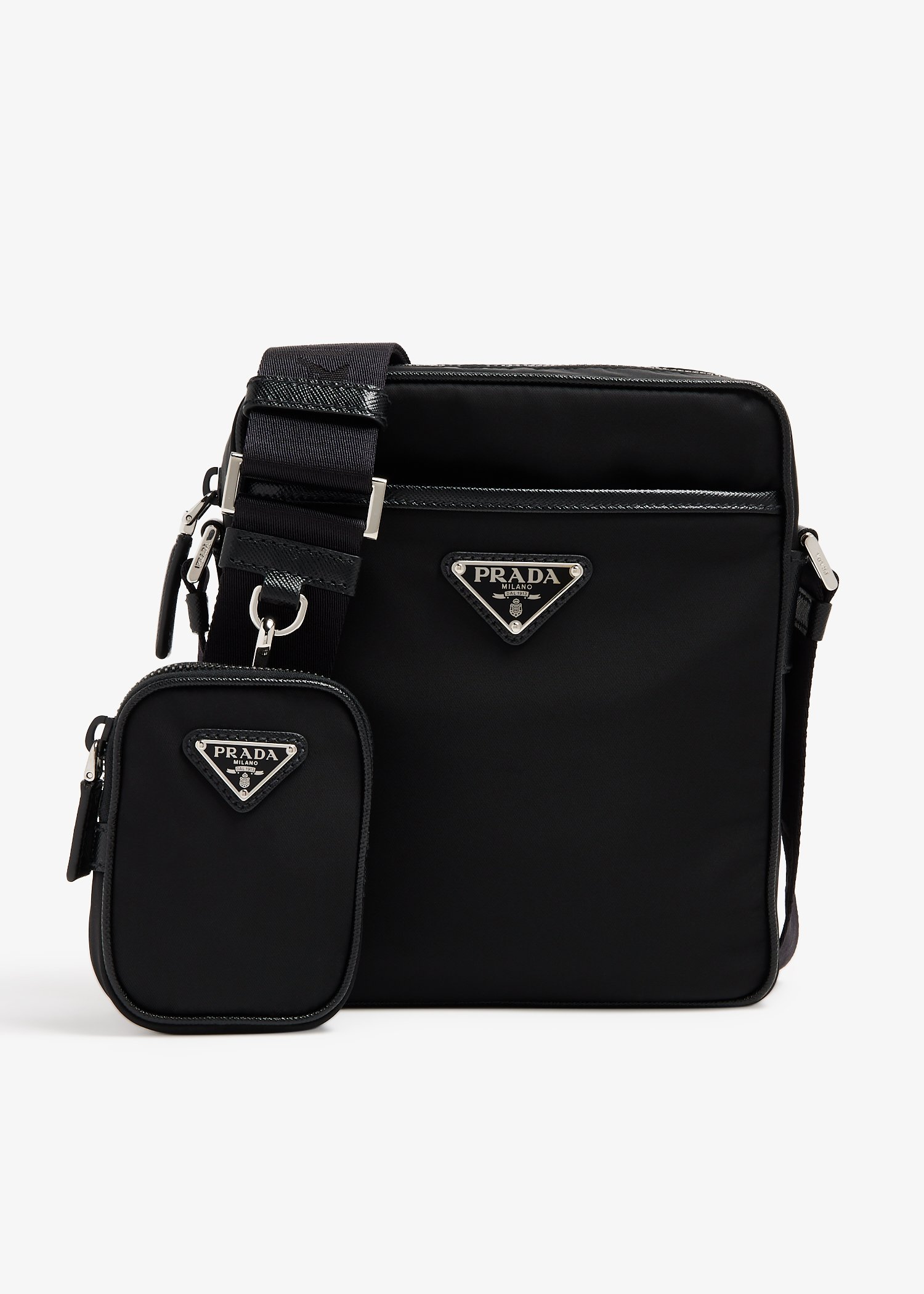 

Re-Nylon shoulder bag, Black