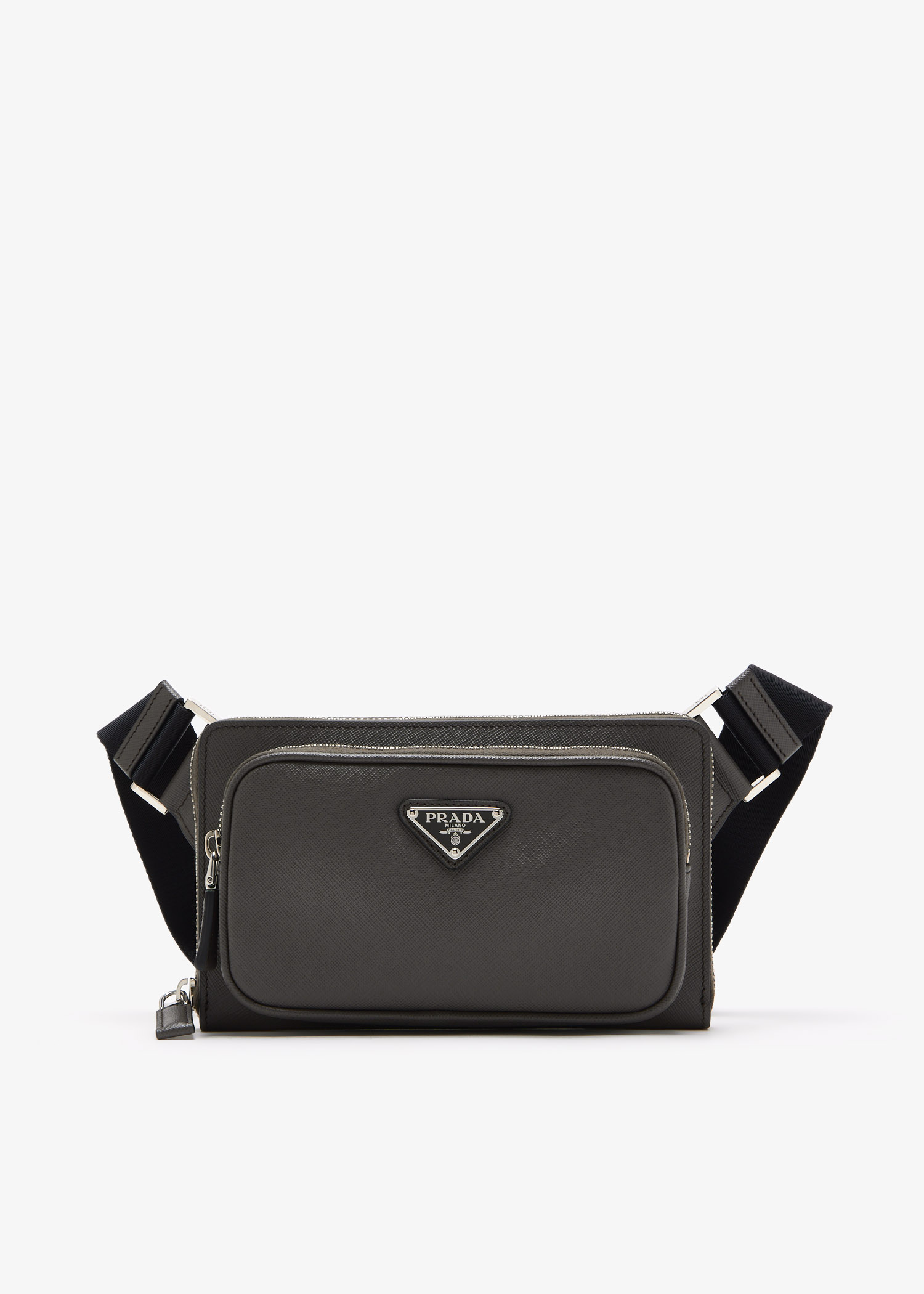 

Saffiano leather belt bag, Grey