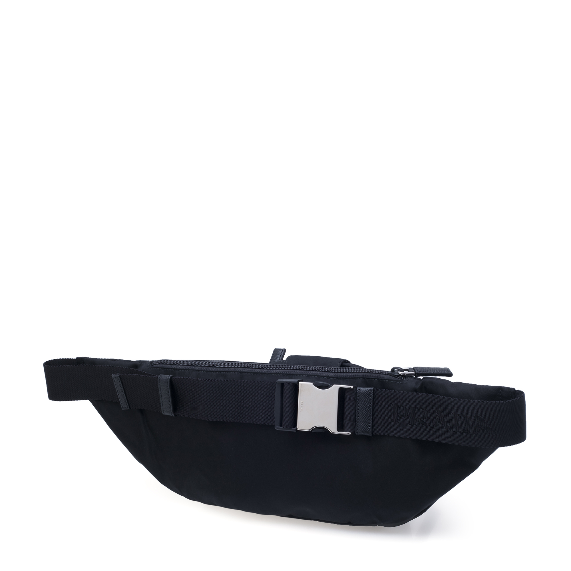 

Technical fabric belt bag, Black