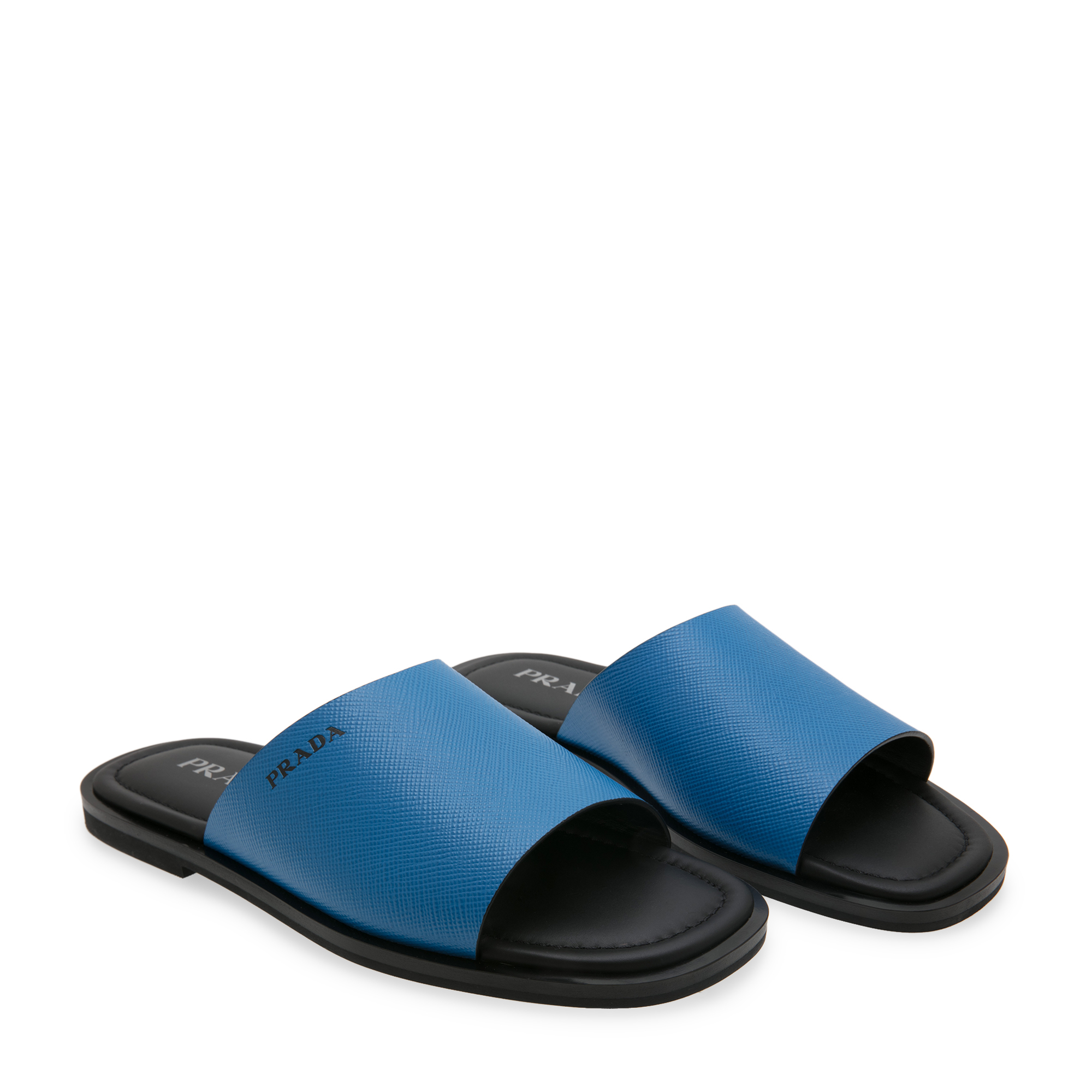 

Leather sandals, Blue