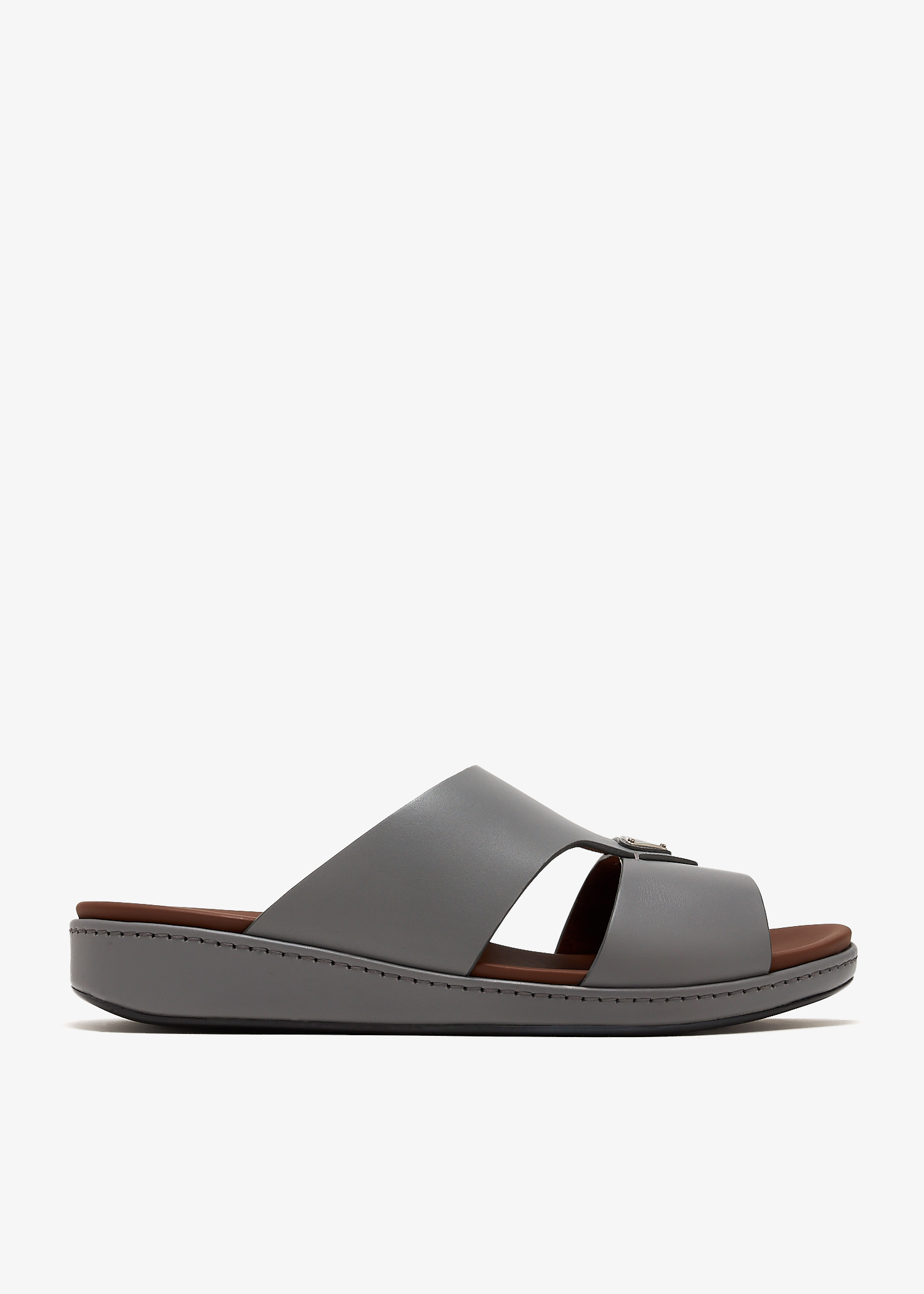 

Leather sandals, Grey