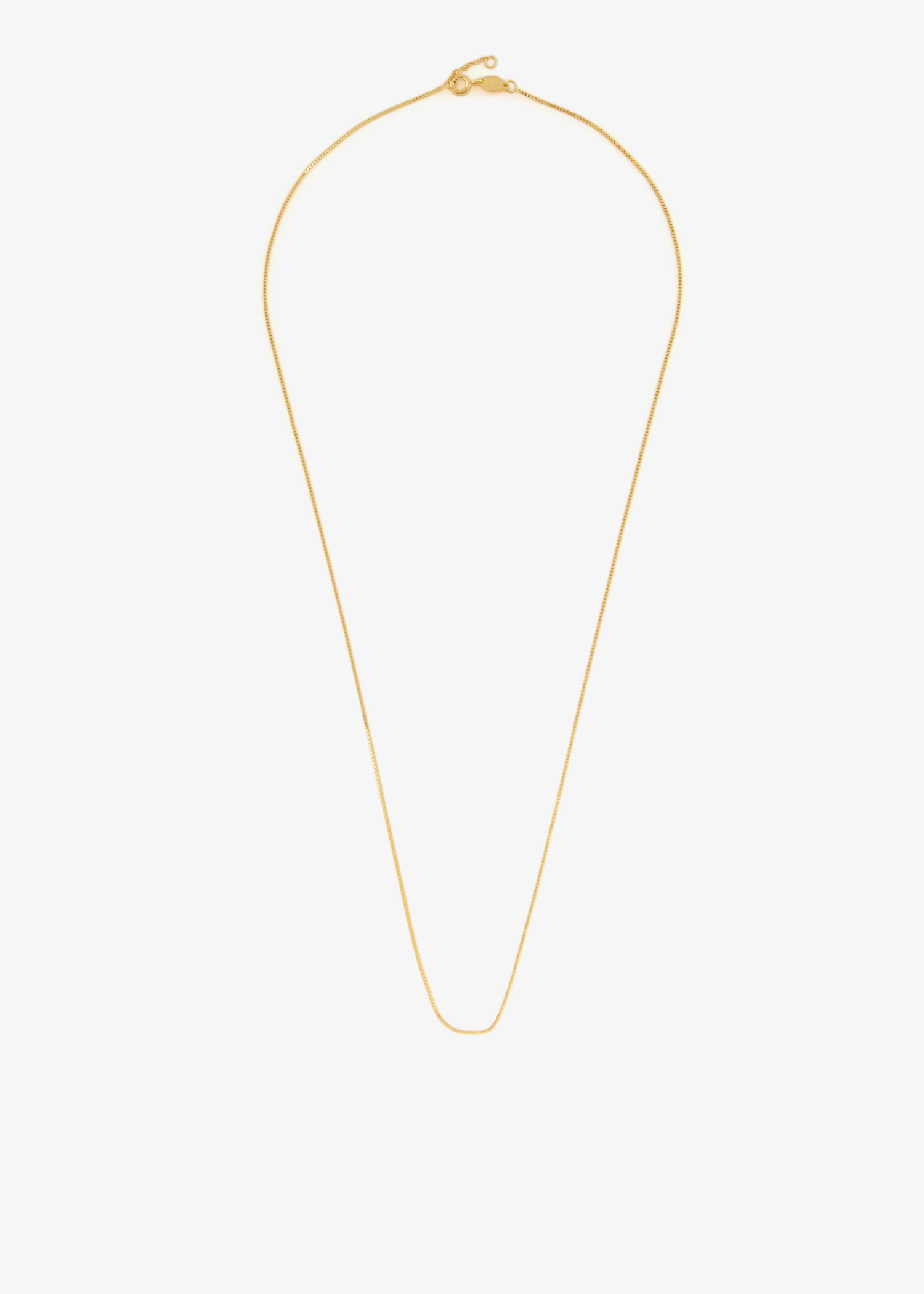 

Box Chain necklace, Gold