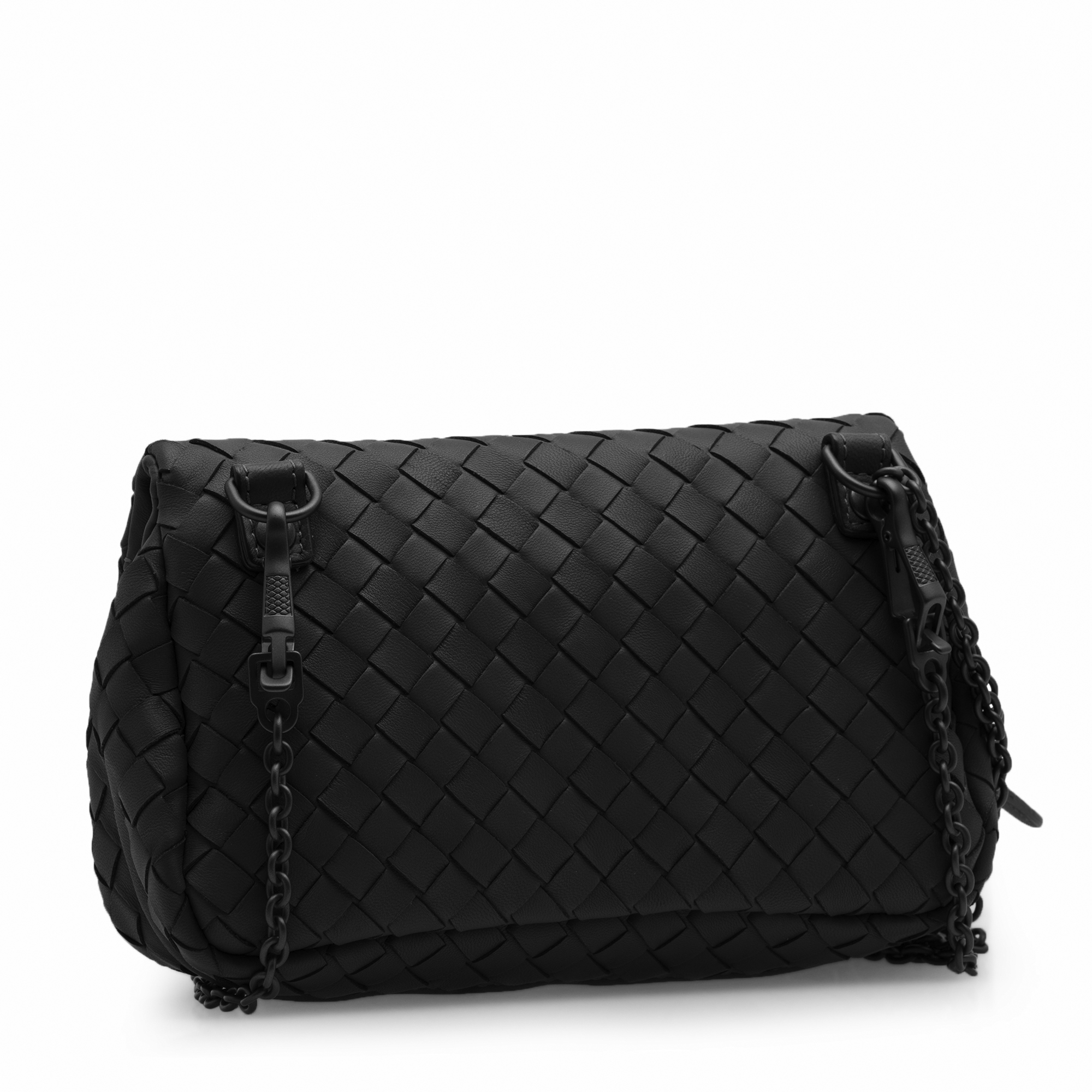 

Intrecciato mini cross-body bag, Black