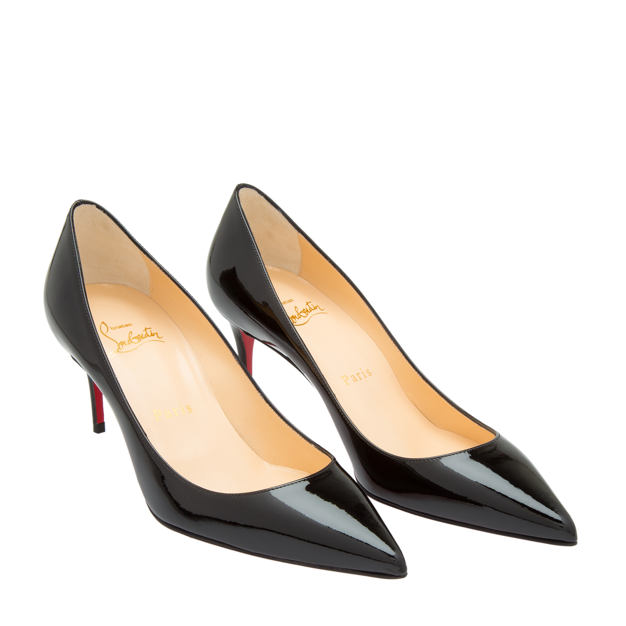 

Decollete 554 70 patent pumps, Black