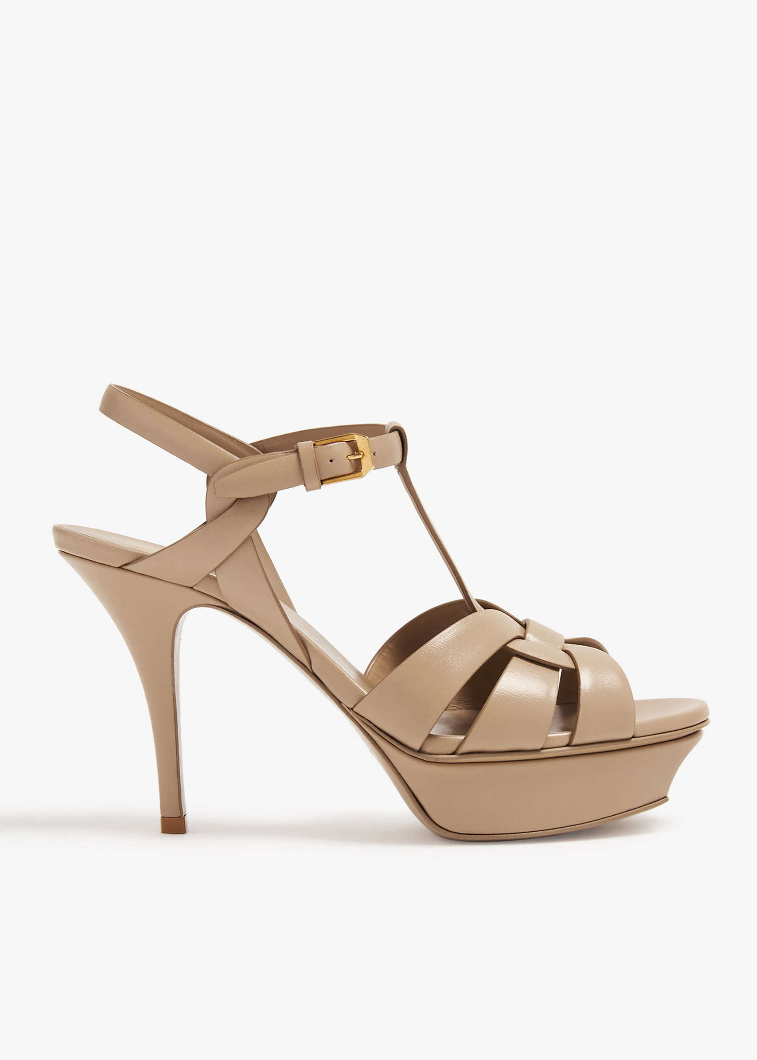 

Tribute platform sandals, Beige