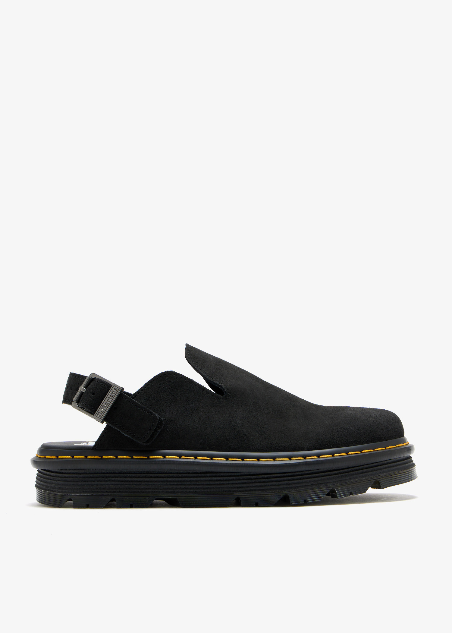 

Zebzag slingback platform mules, Black