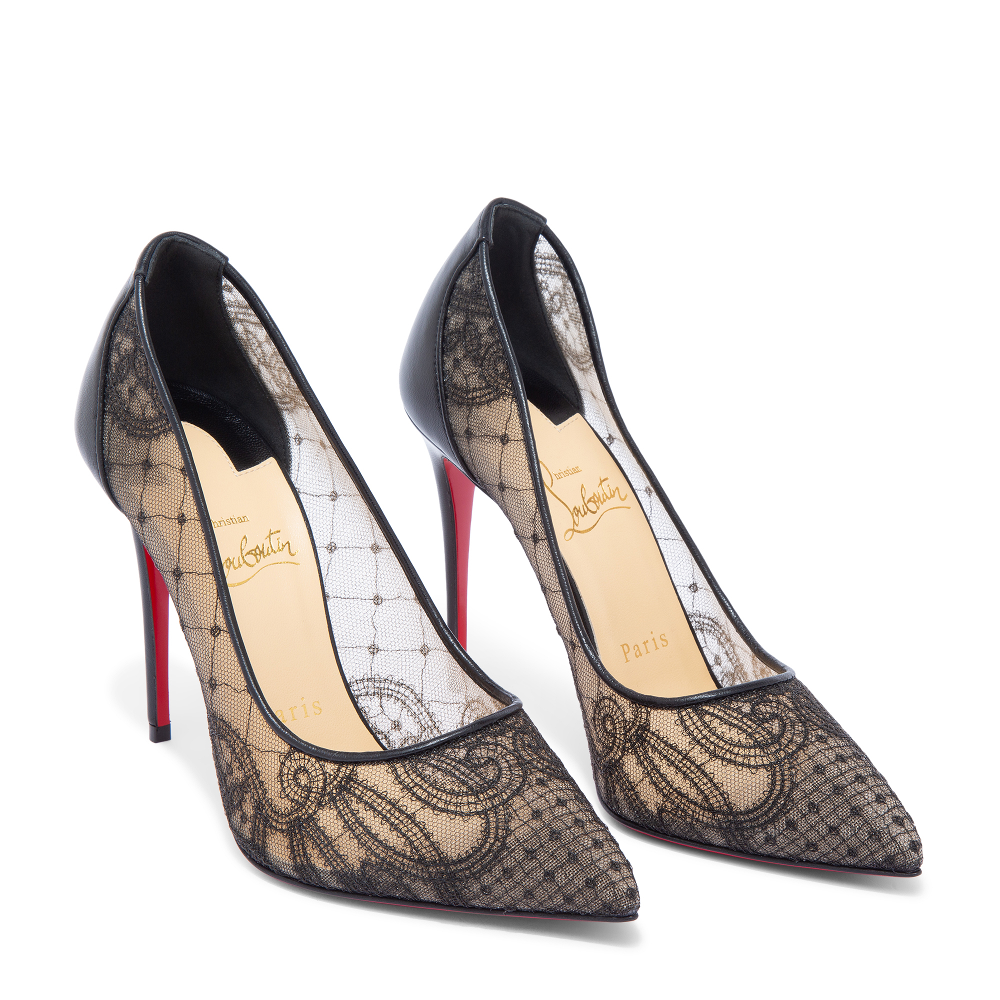 

Follies Lace pumps, Black