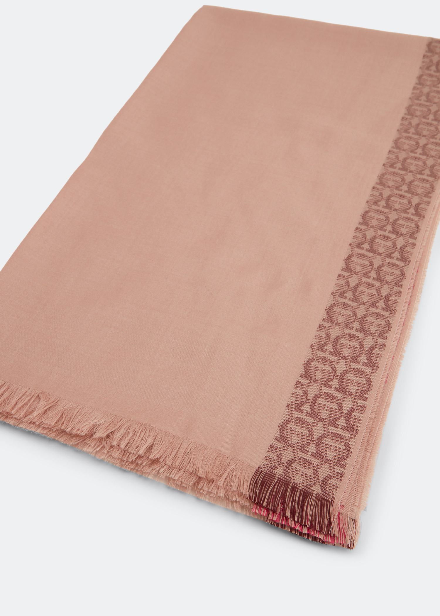 

Gancini scarf, Pink