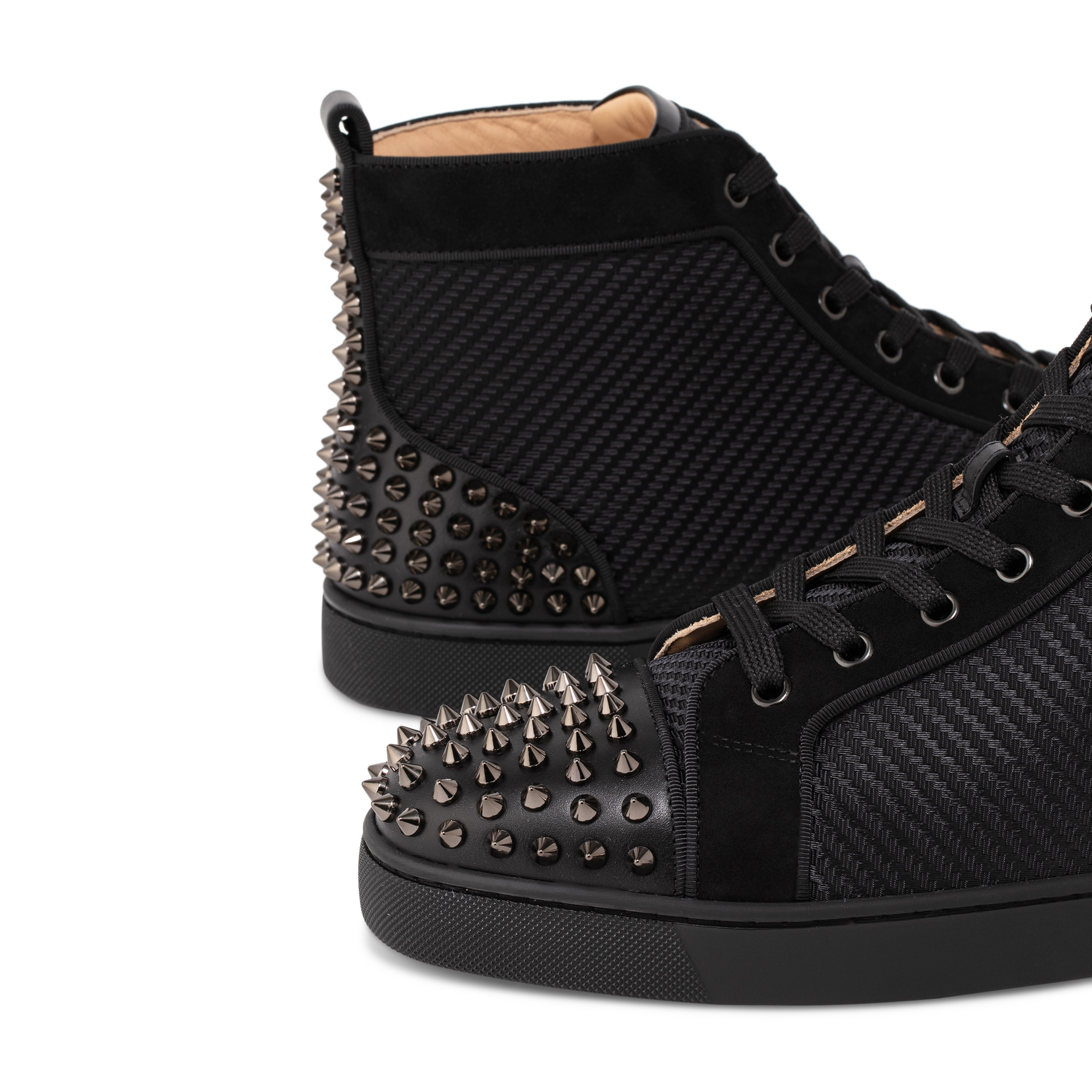 

Lou Spikes 2 flat sneakers, Black