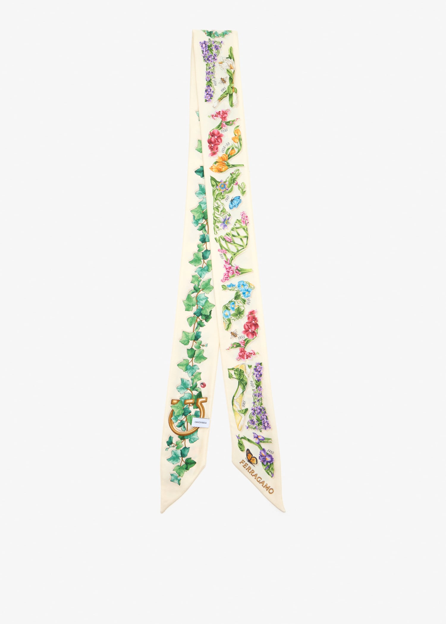 

Eden shoes printed bandeau, White