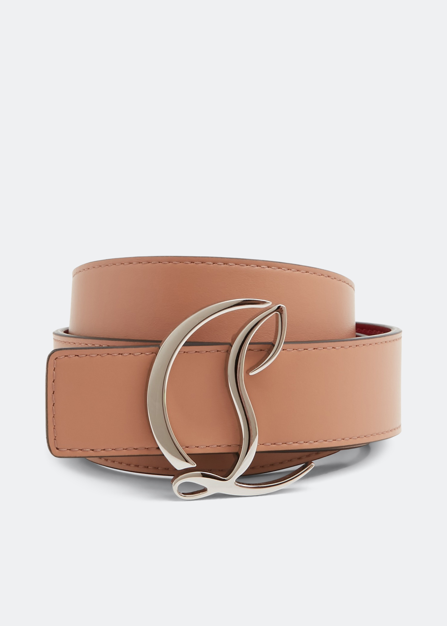 

CL Logo belt, Beige