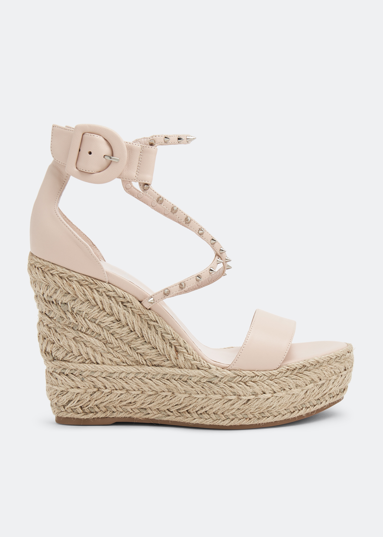 

Chocazeppa Spikes 120 wedge sandals, Beige