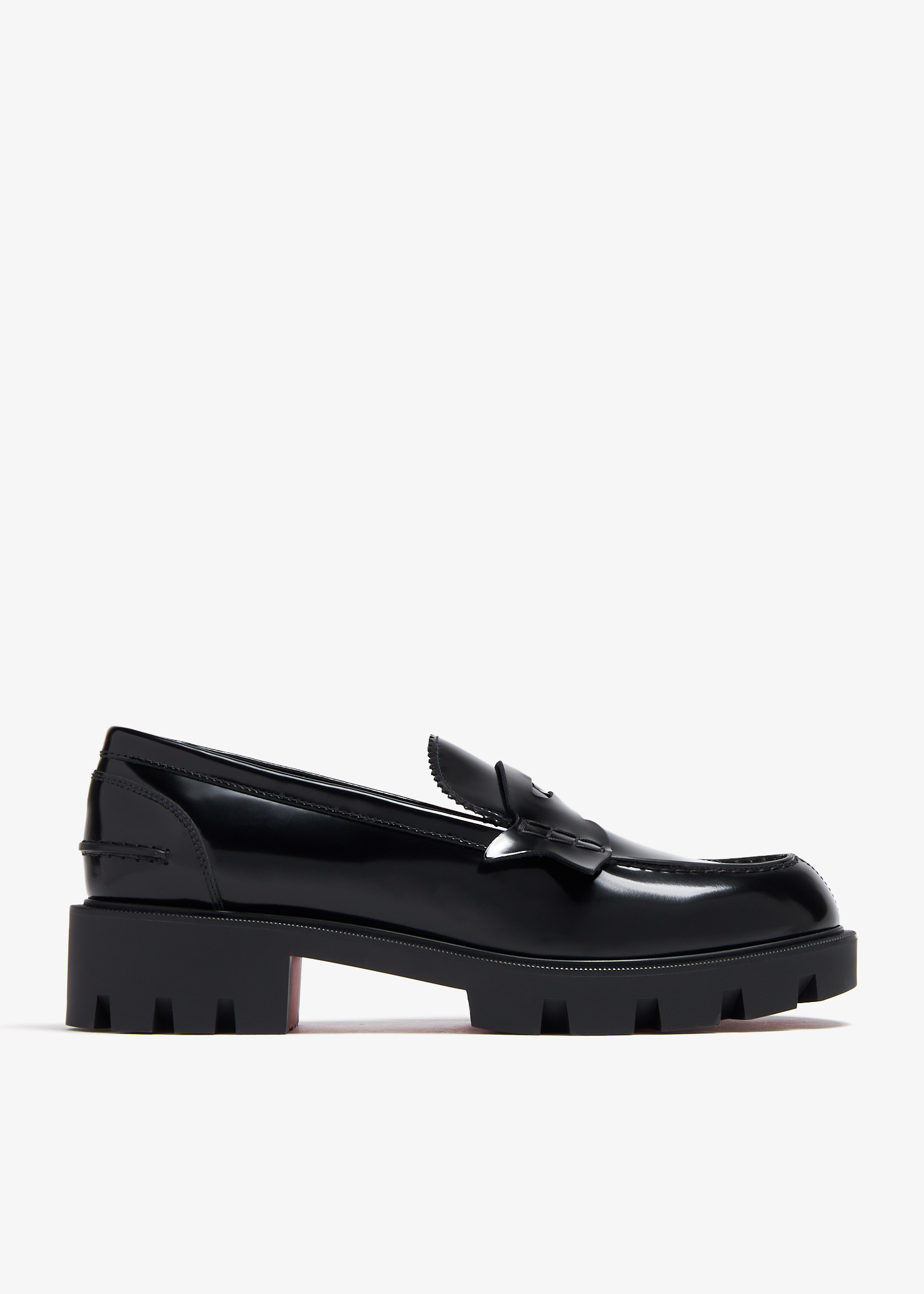 

Penny Lug loafers, Black