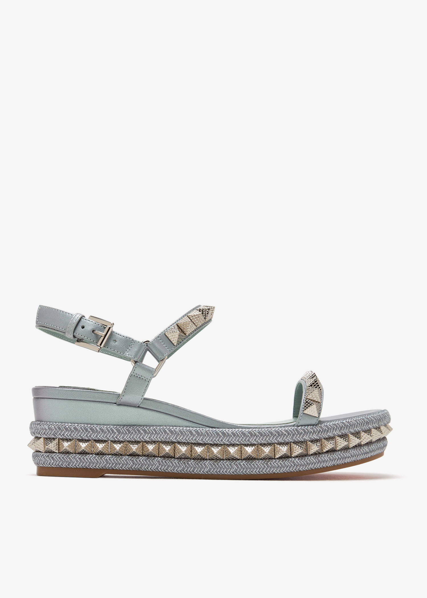 

Pyraclou 60 wedge sandals, Grey