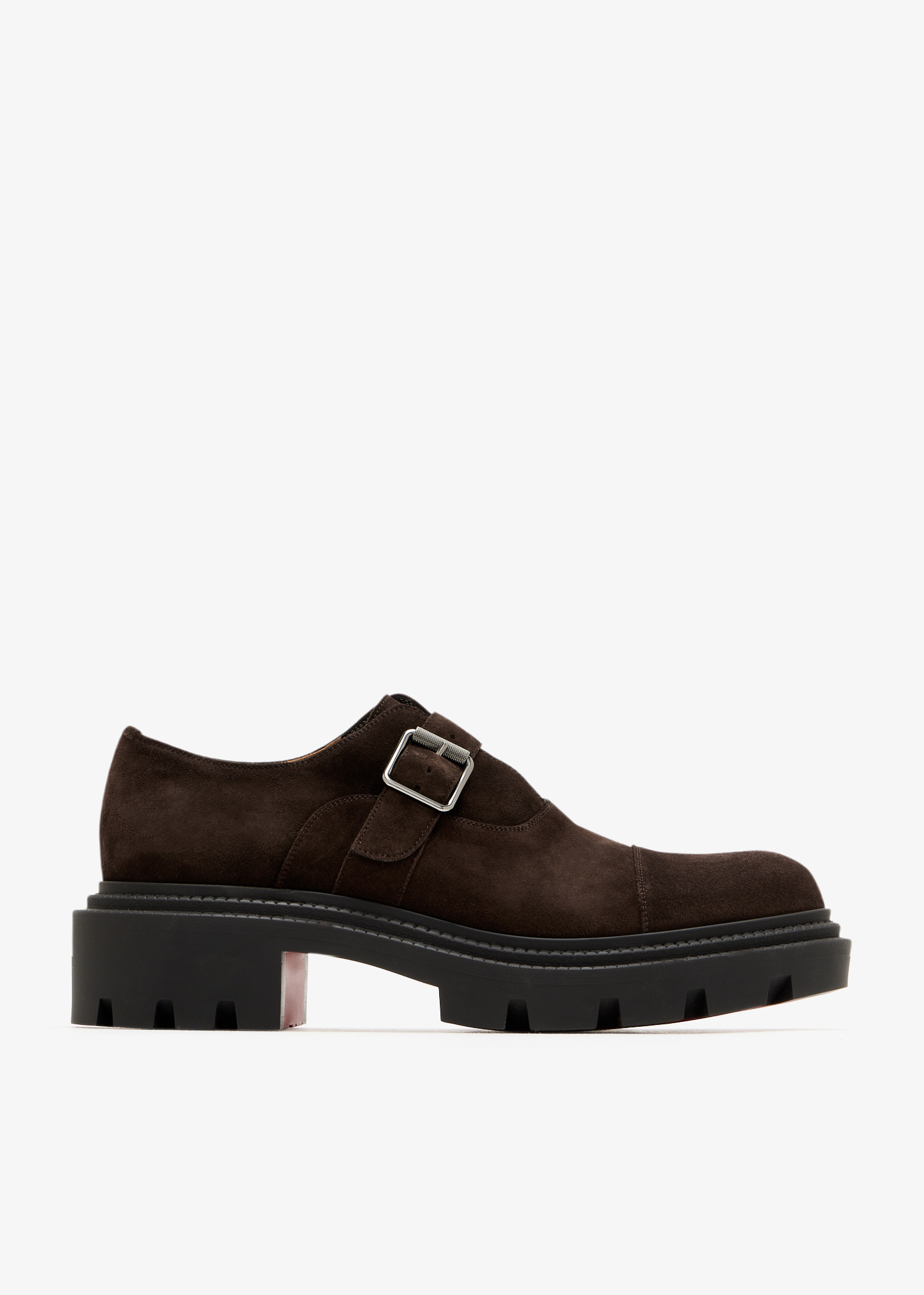 

Oxyford College monk strap shoes, Brown