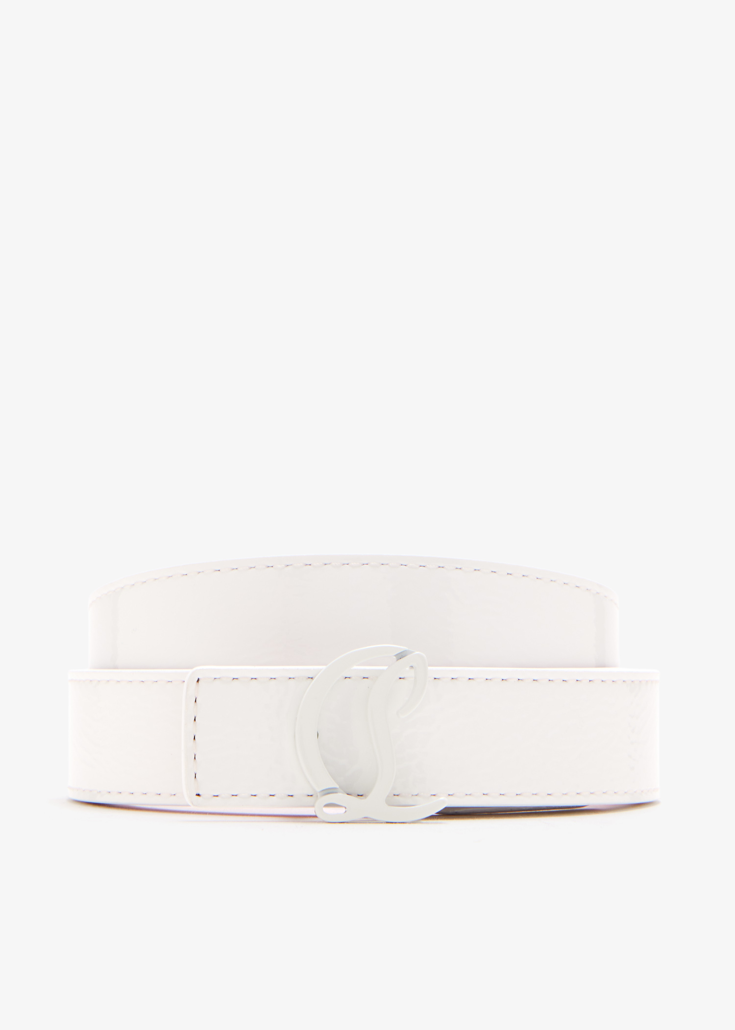 

Loubi54 reversible belt, White