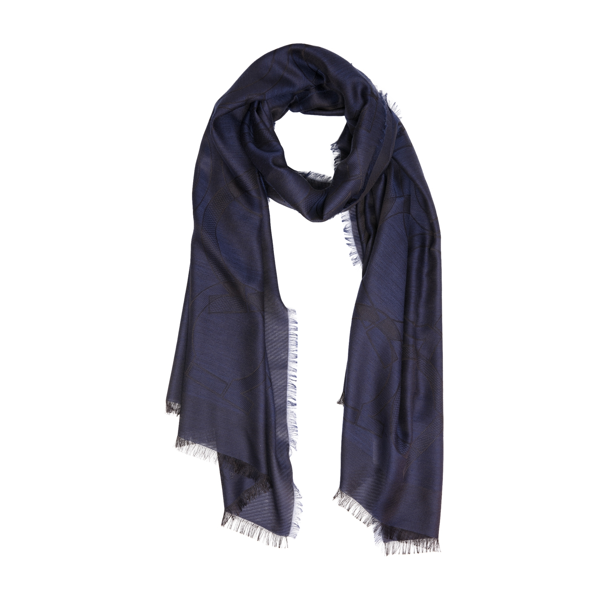

Gancini scarf, Blue
