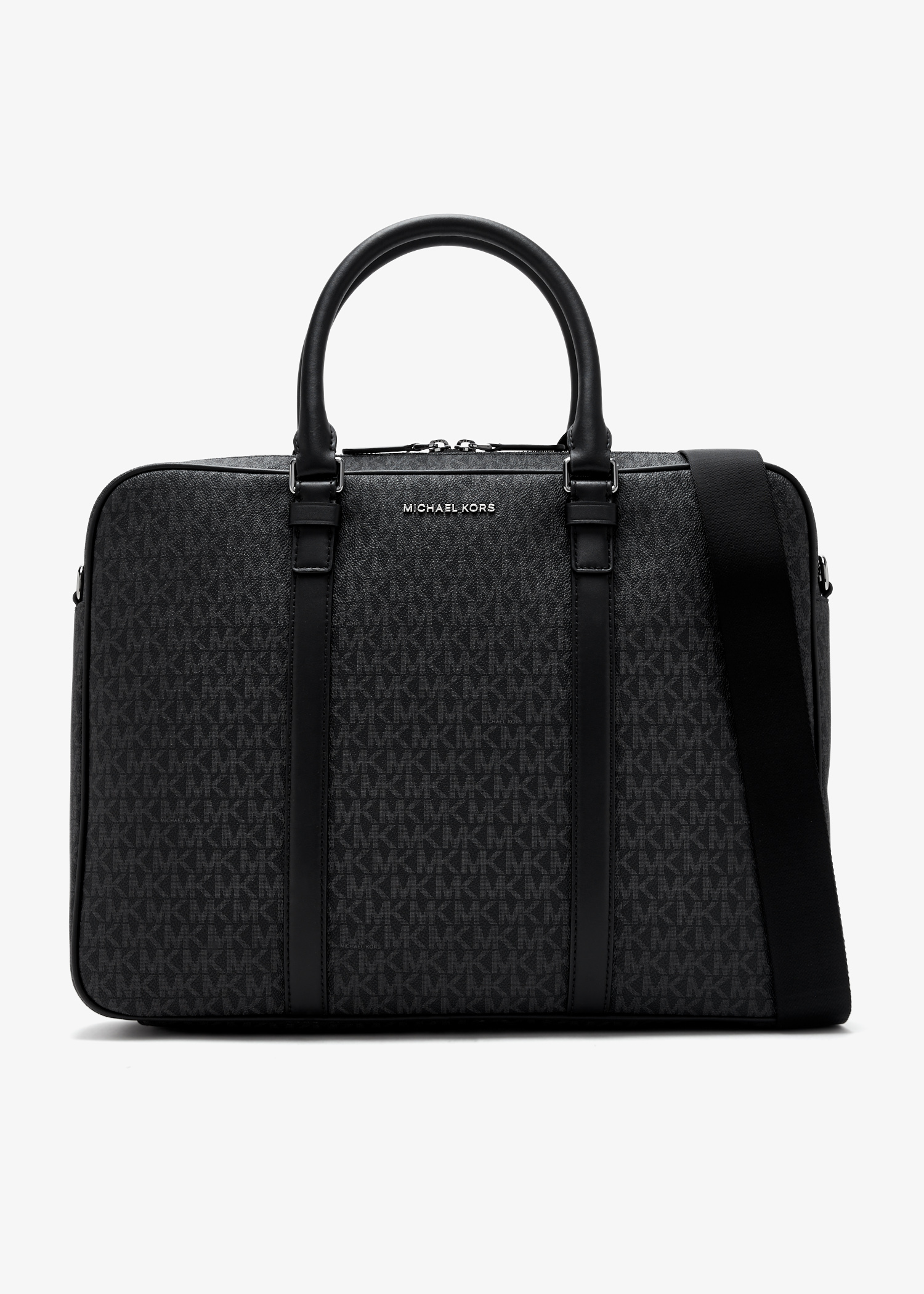 

Hudson Logo briefcase, Black