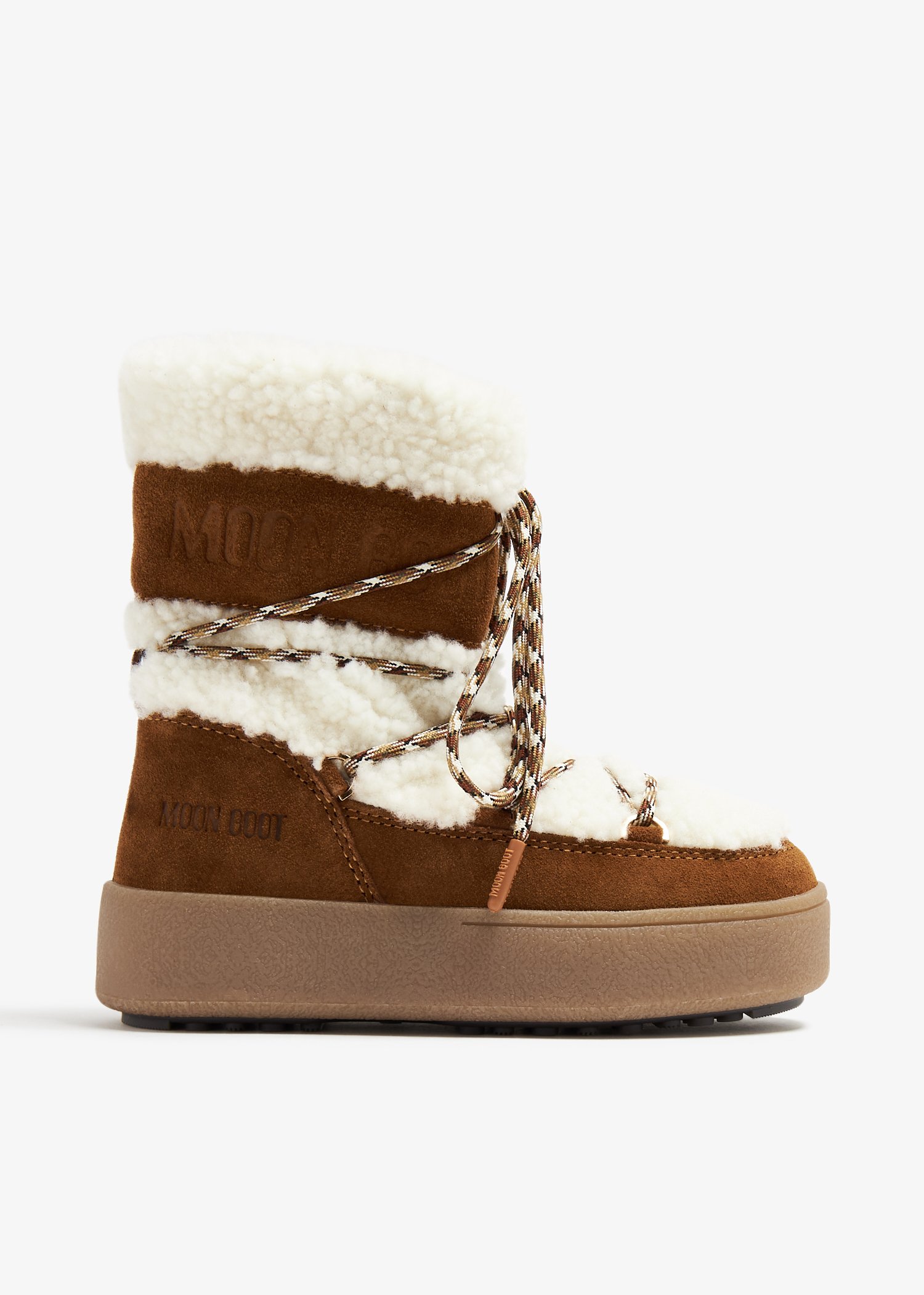 

Jtrack Tube shearling boots, Brown