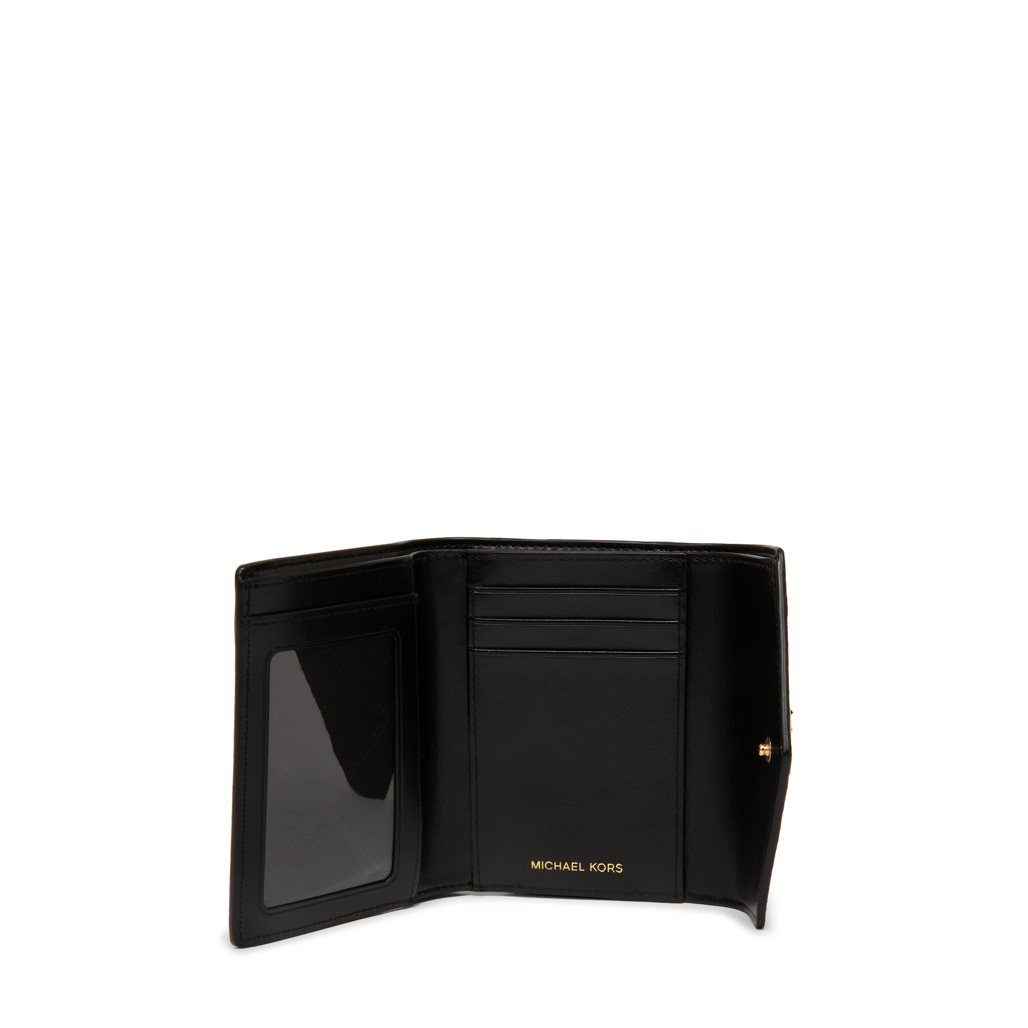 

Carmen medium tri-fold wallet, Black