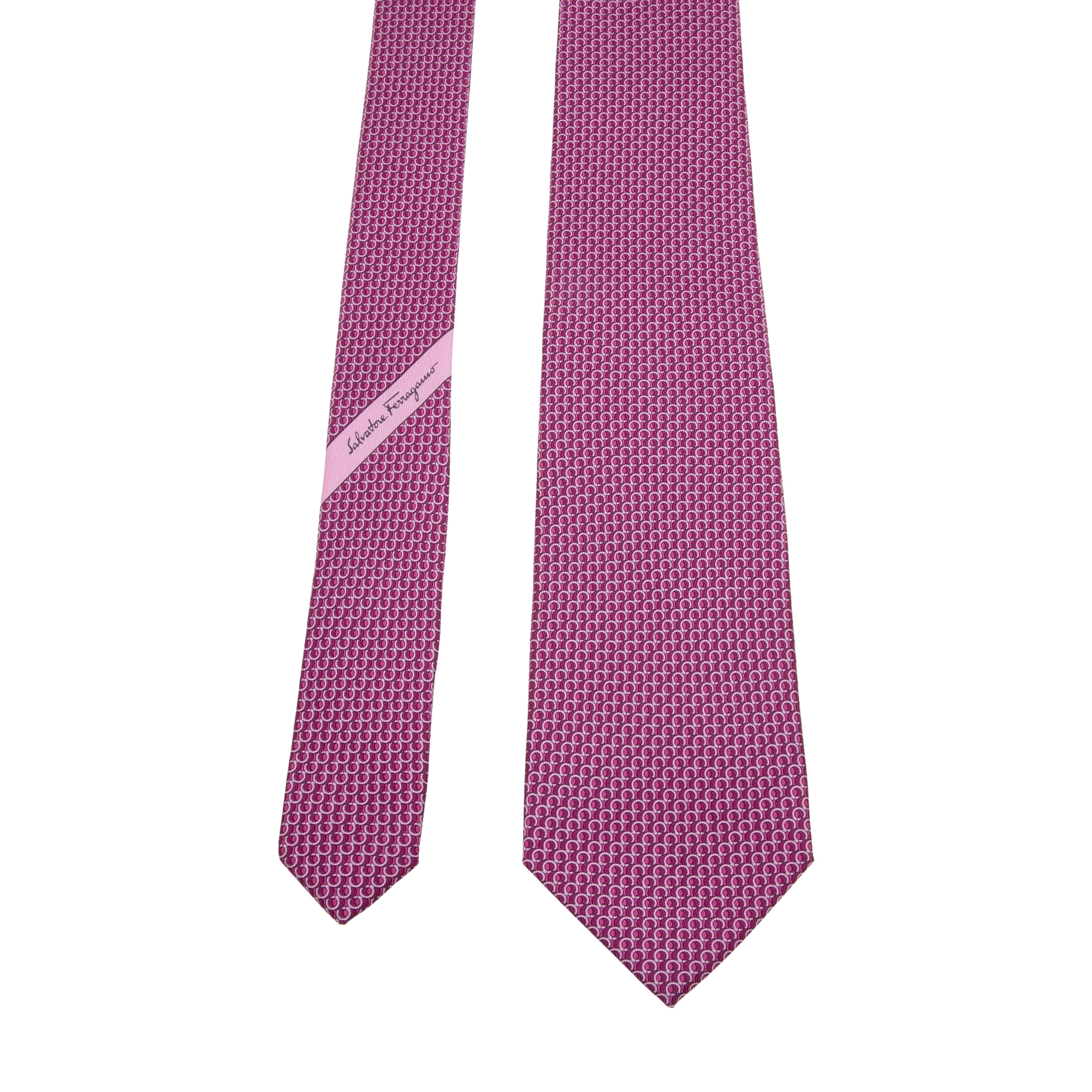 

Gancini printed tie, Purple