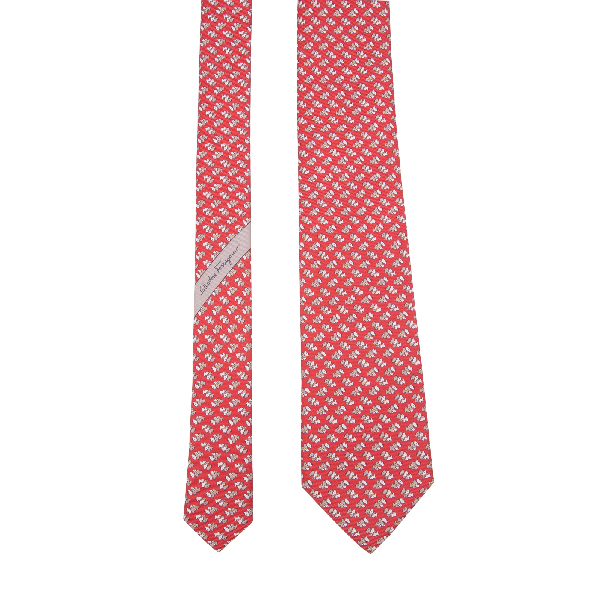 

Printed tie, Red